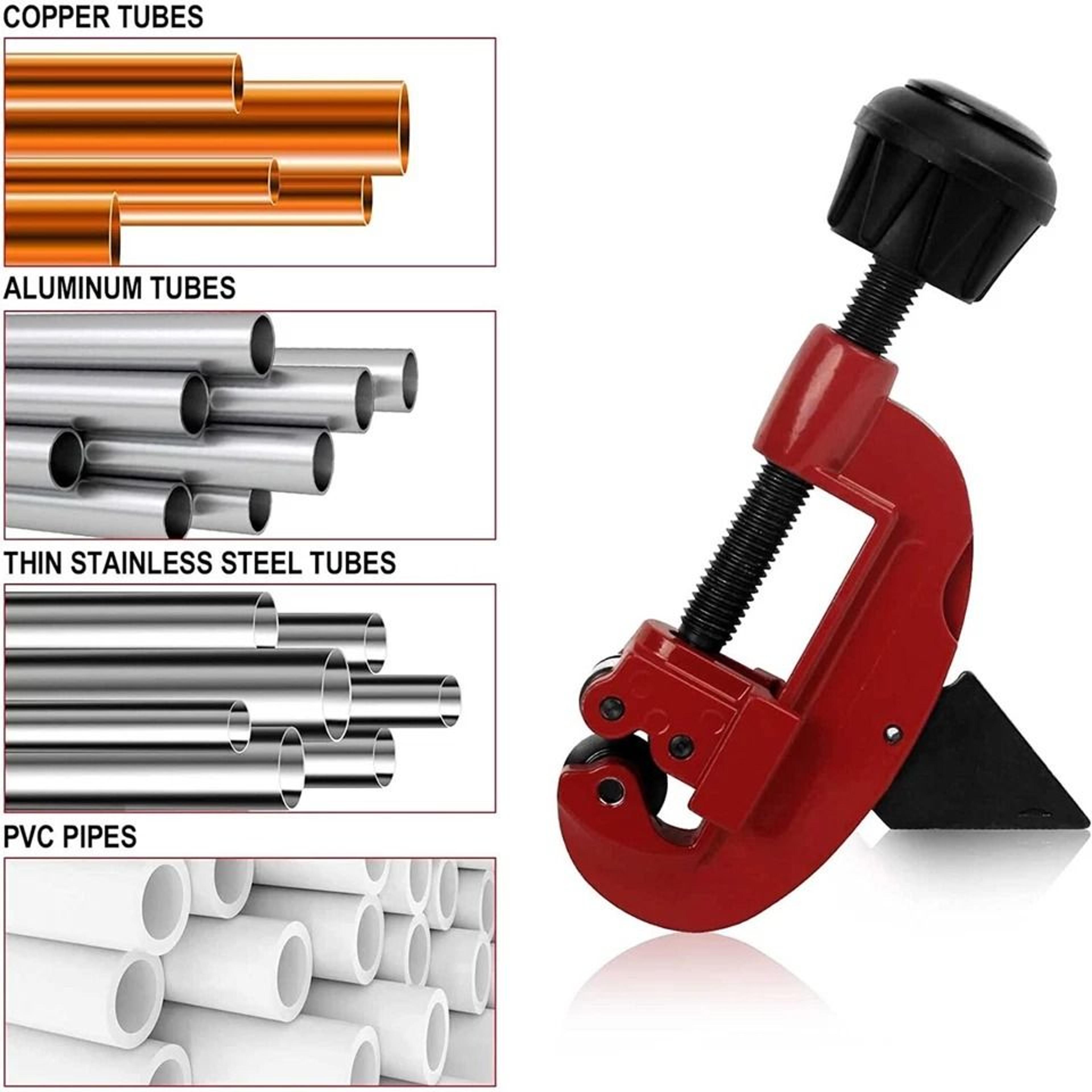 Mini Pipe Tube Cutter WorkShop Tubing Cutter For Copper Brass Aluminum PVC HVAC Plumbing 1