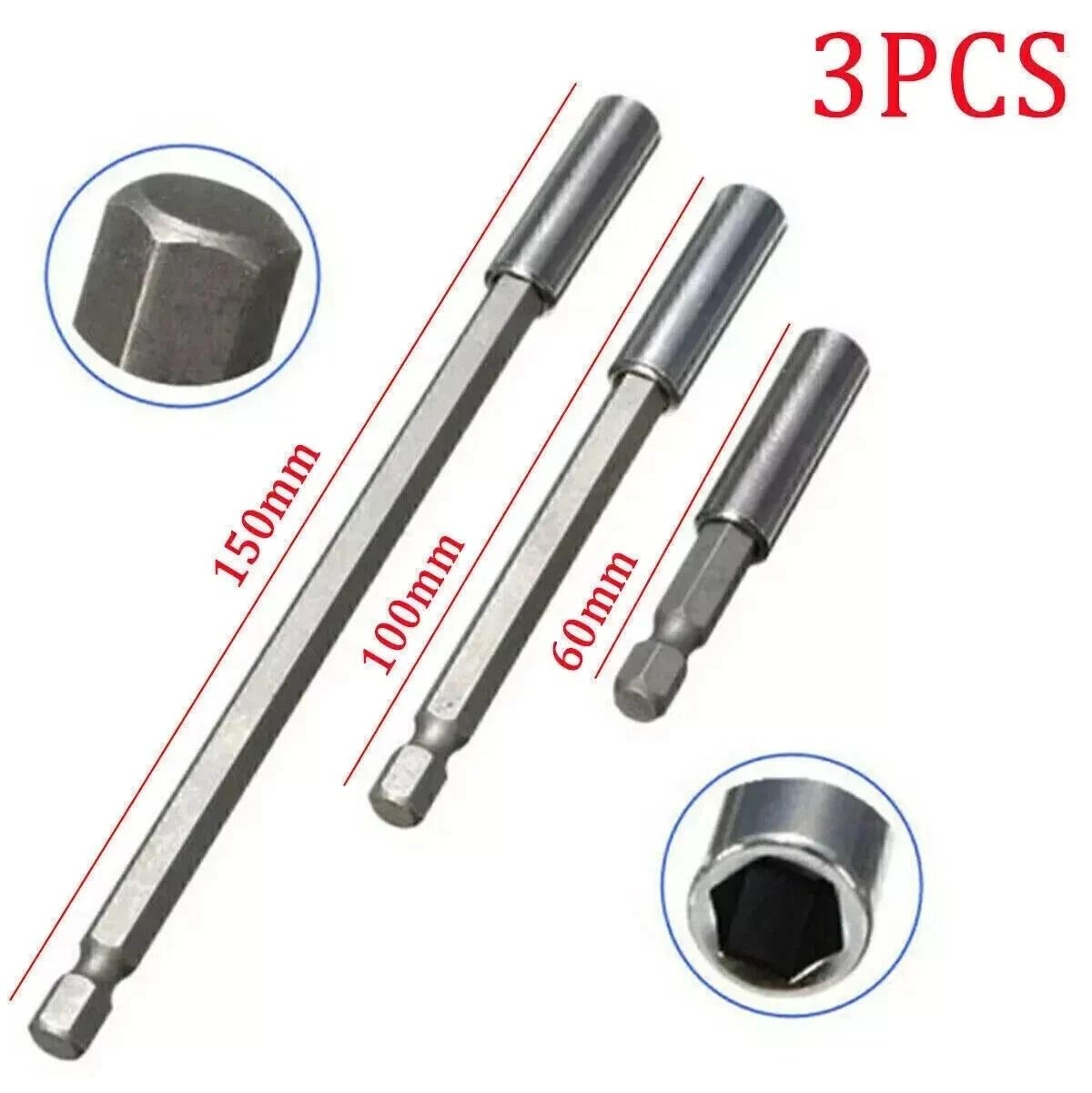 Magnetic Screwdriver Bit Holder Kit Hex Driver Flexi Extension Long And Short Drill Extension For E 4