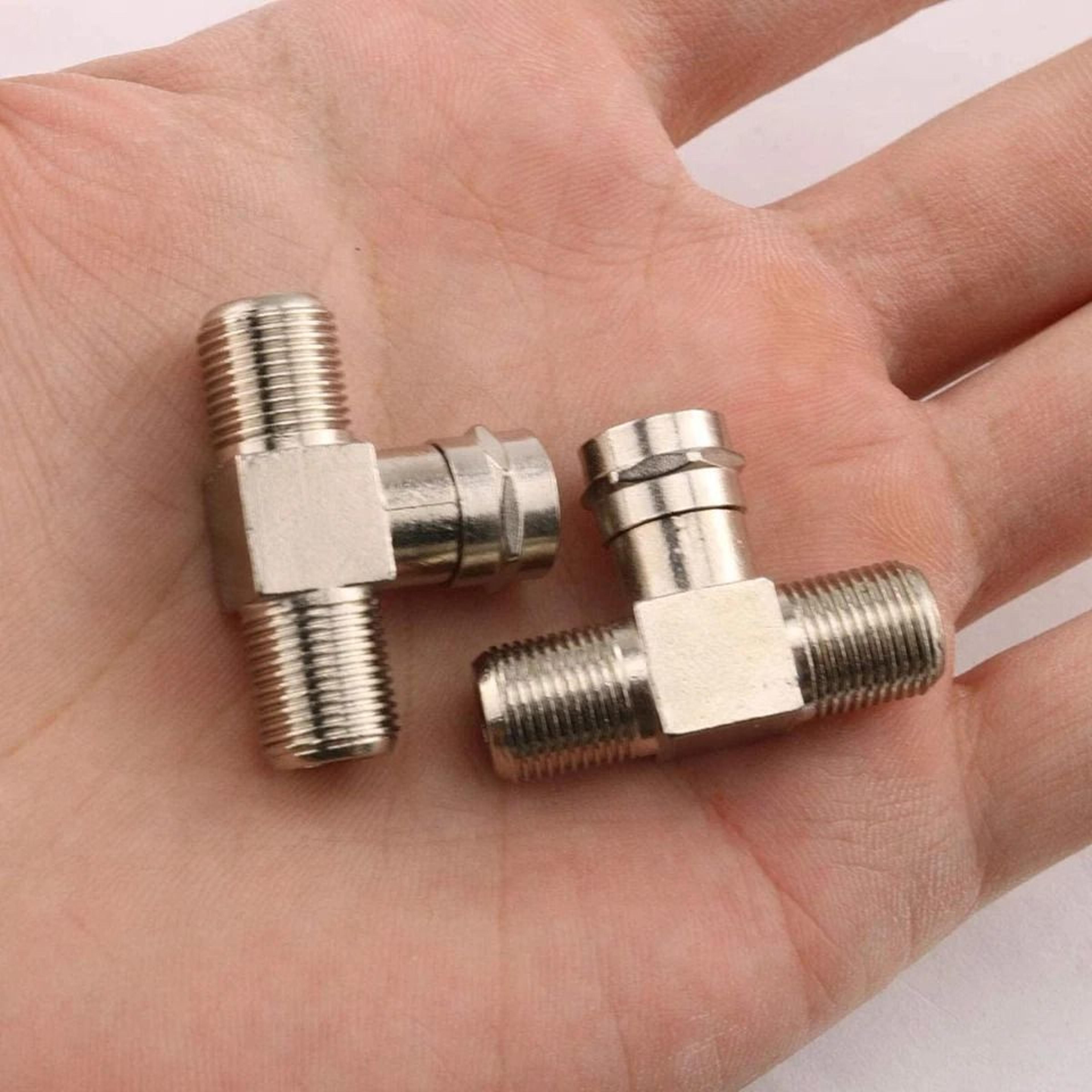 FType Coax Cable Splitter Way Combiner Adapter RG6 Connector For TV Video  Perfect For Home Enterta 4