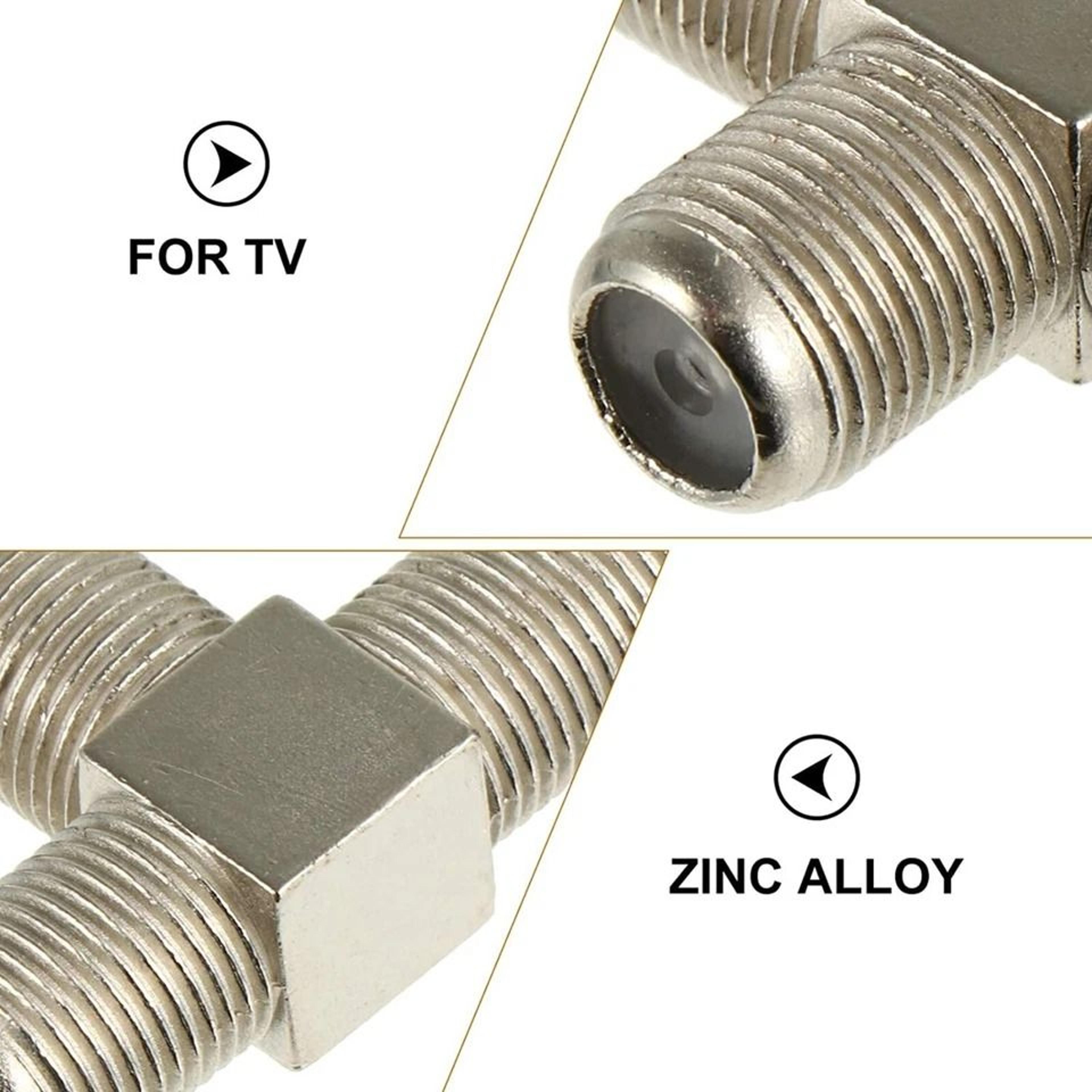 FType Coax Cable Splitter Way Combiner Adapter RG6 Connector For TV Video  Perfect For Home Enterta 5