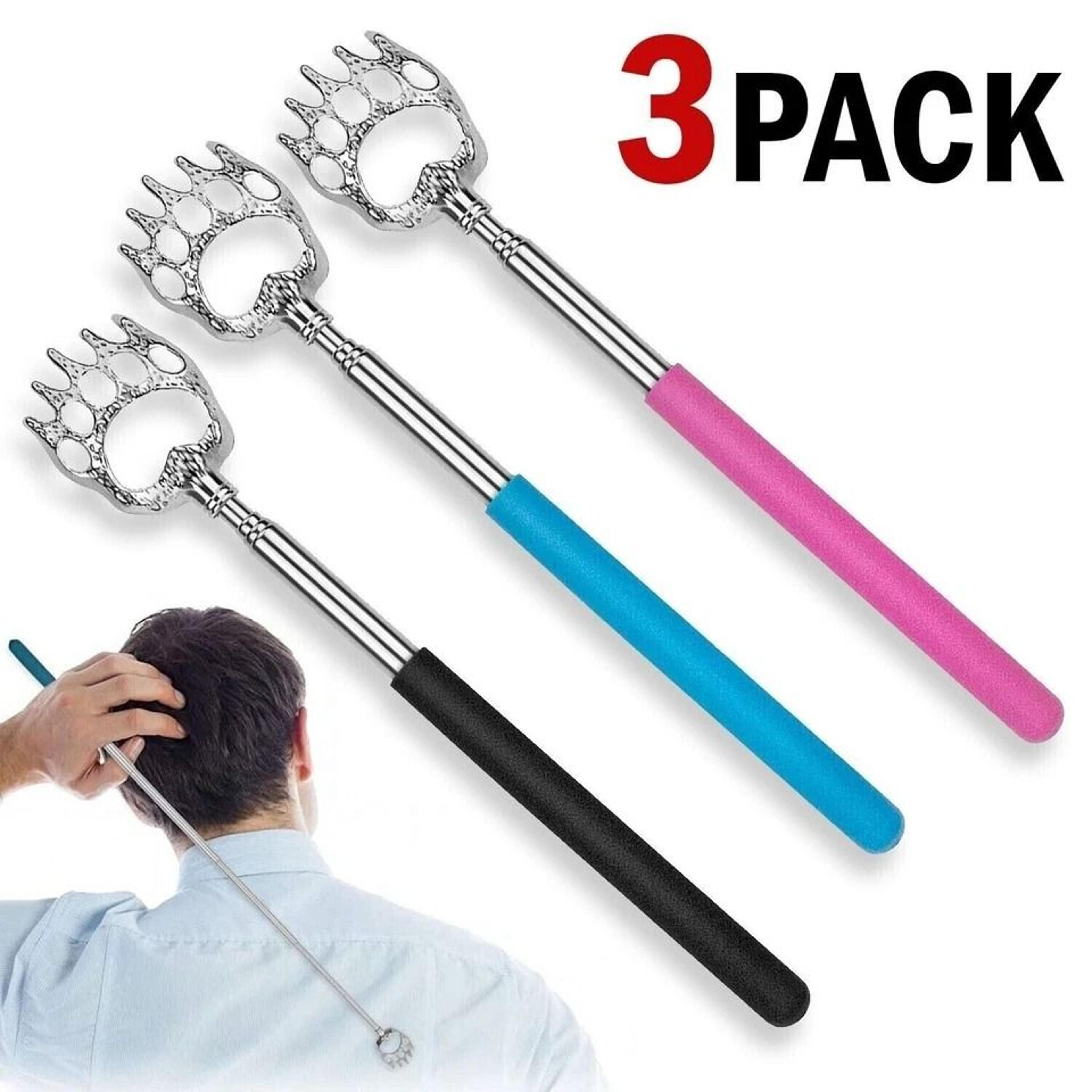 Extendable Back Scratcher Bear Claw Telescopic Metal Adjustable Length Perfect Back Massager Gift F 3