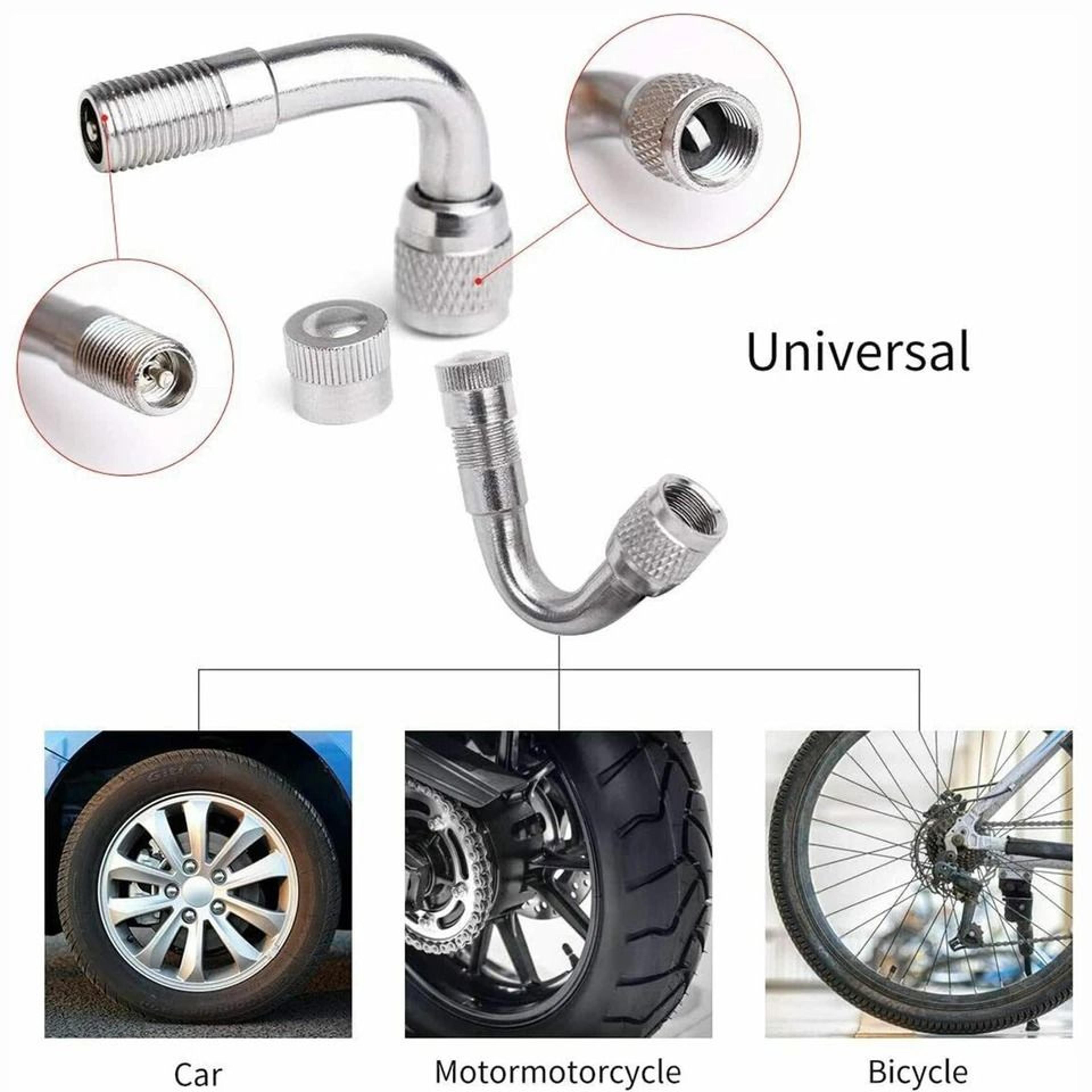 Universal Tire Valve Stem Extension For Cars Motorcycles Bicycles Trucks And RVs Degree Angled Valv 4