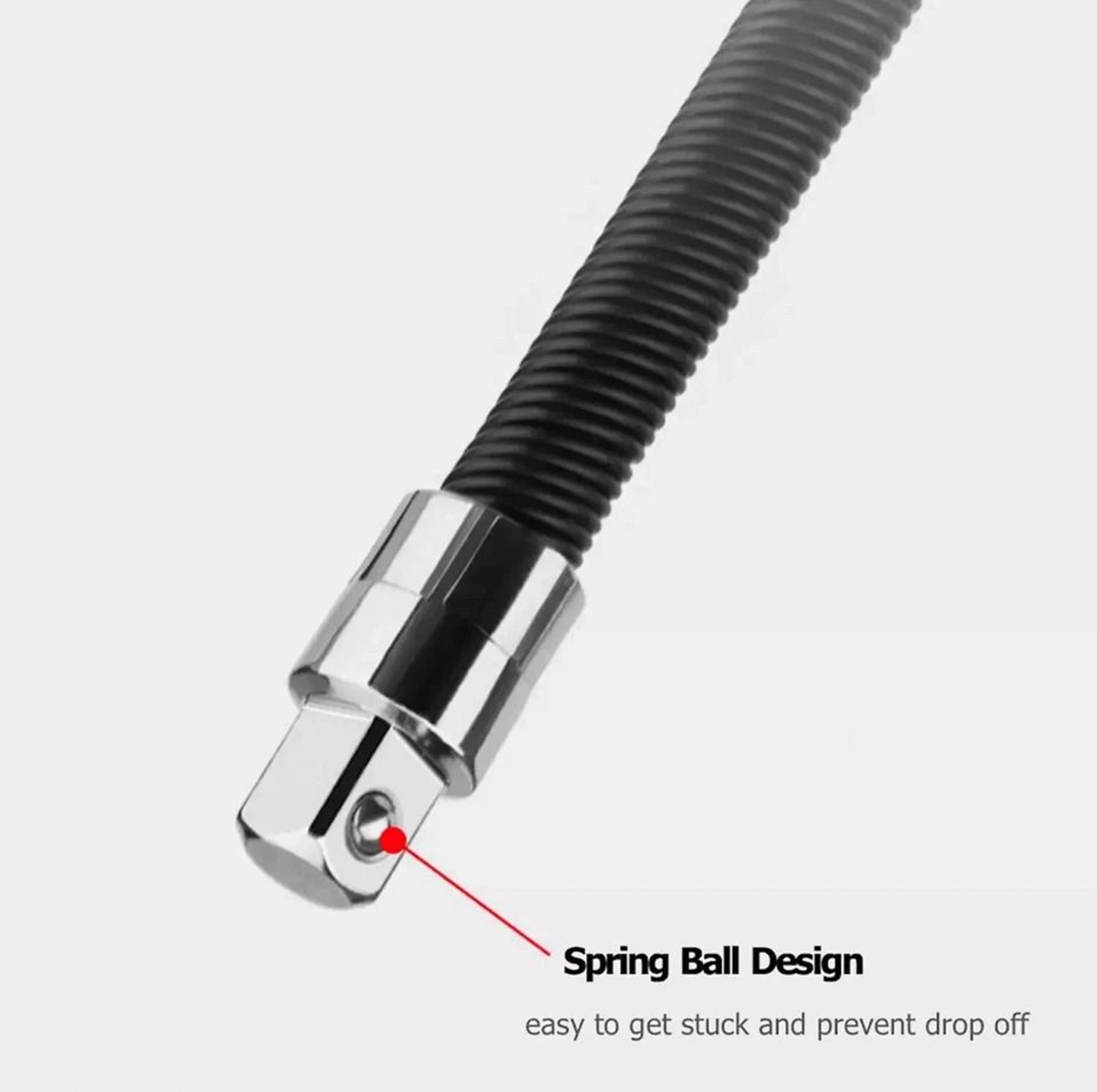 Drive Long Set Flexible Extension Socket Bar Wrench ChromeVanadium Flex Bars Durable Auto Repair To 6