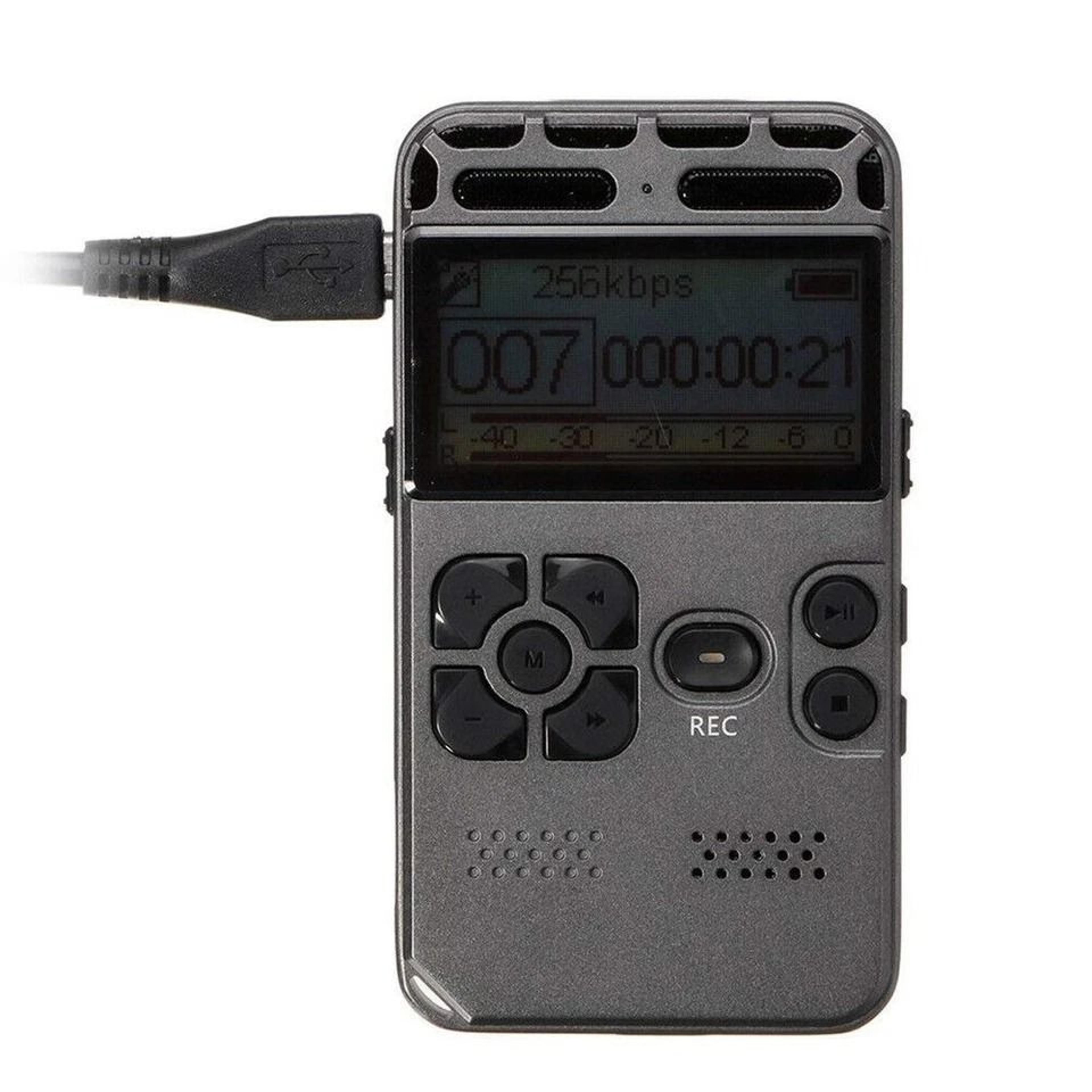 rechargeable lcd digital voice recorder & player compact dictaphone with extended recording hours