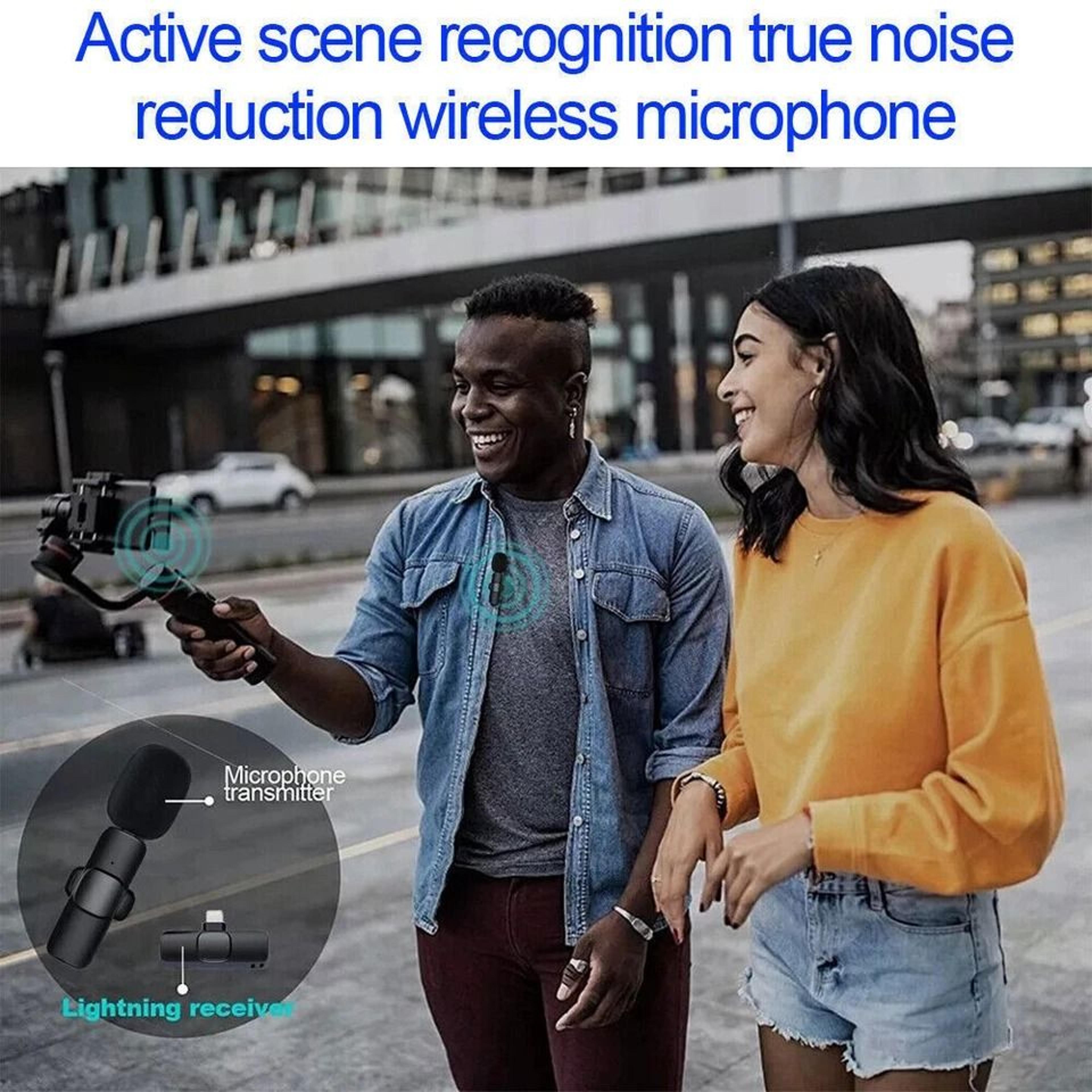 Wireless Lavalier Microphone For AndroidiPhone HighQuality PlugandPlay Audio  Video Recording Mini