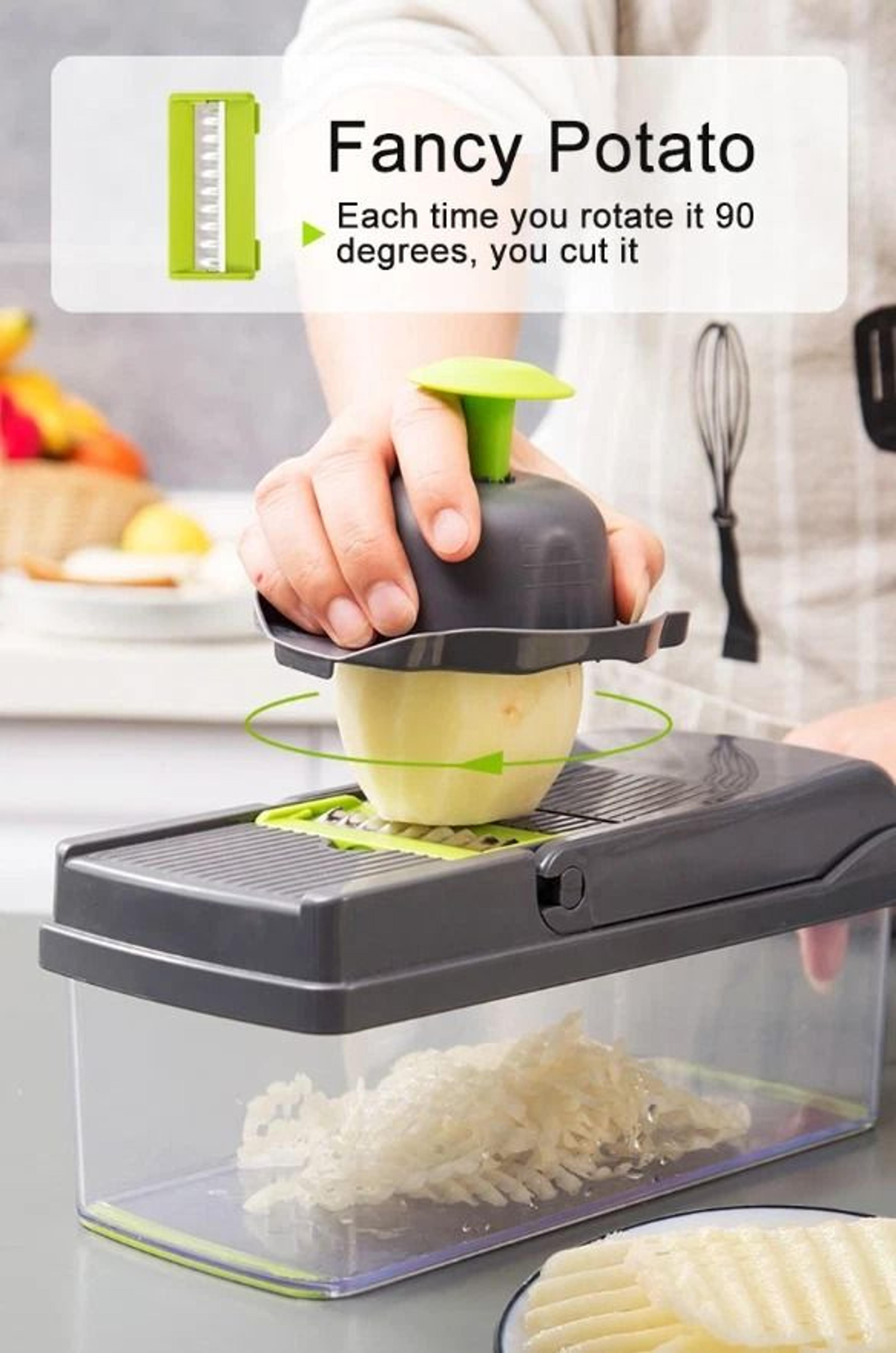 Vegetable Chopper And Vegetable Dicer Multi Blade Kitchen Prep Cutter 2