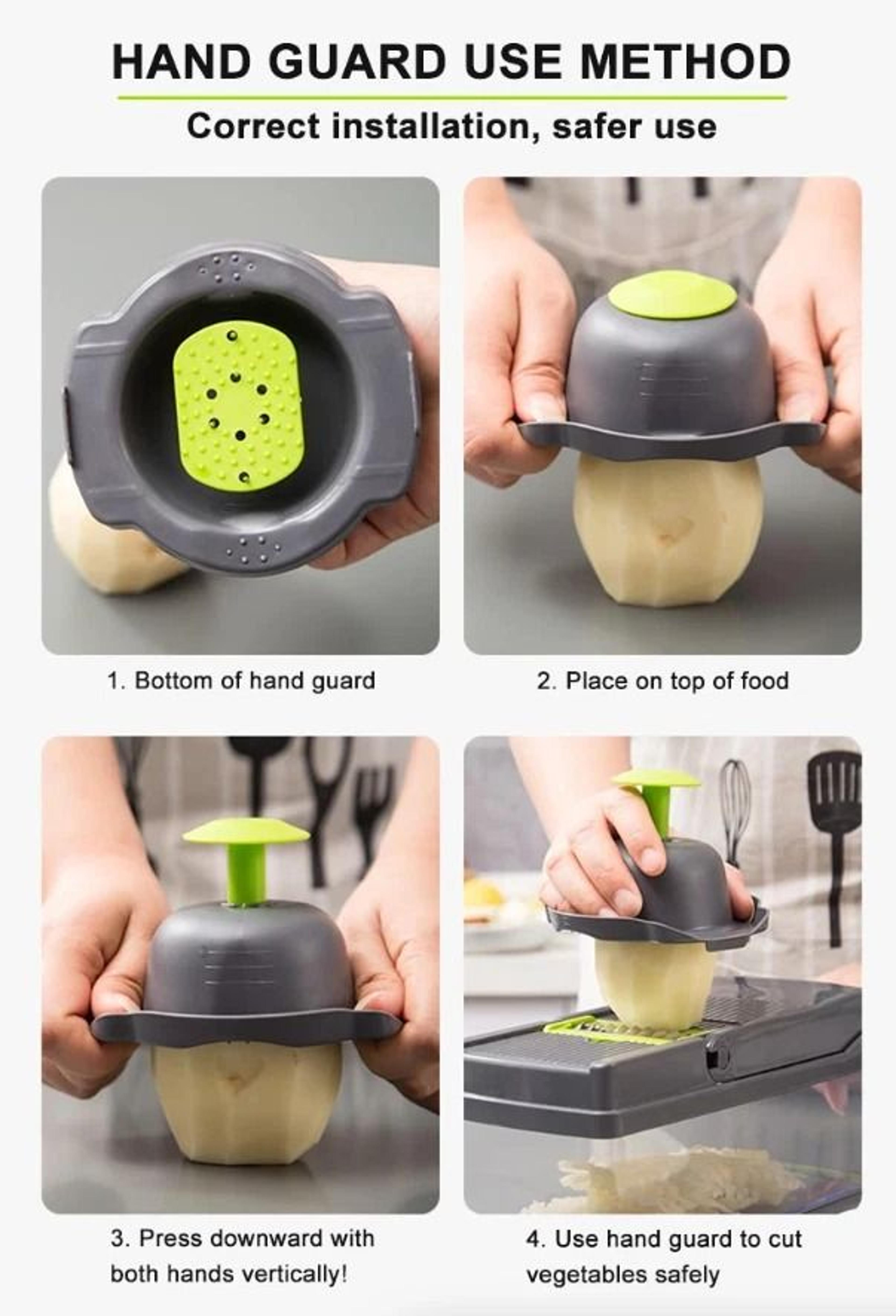Vegetable Chopper And Vegetable Dicer Multi Blade Kitchen Prep Cutter 7