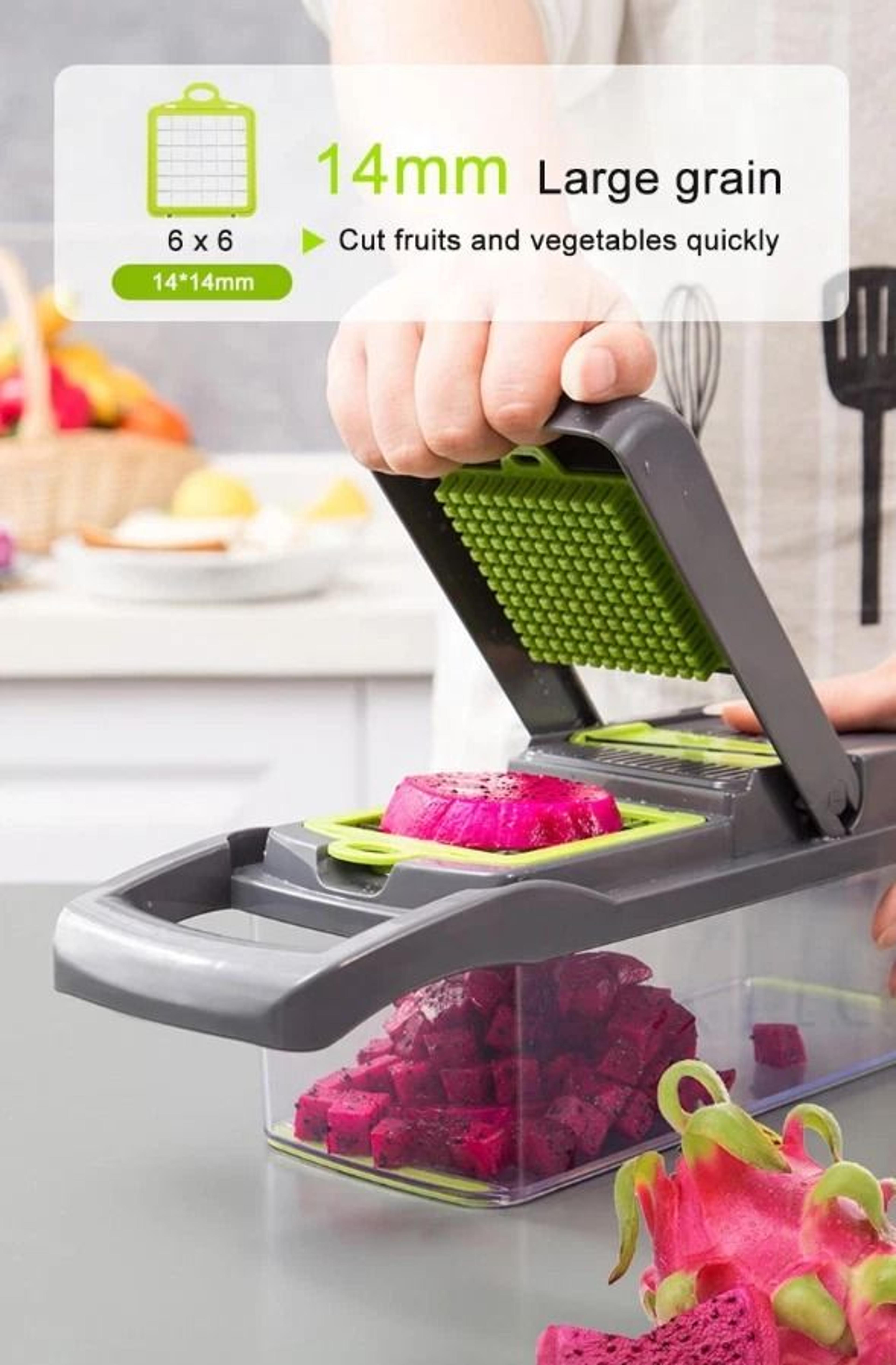 Vegetable Chopper And Vegetable Dicer Multi Blade Kitchen Prep Cutter 12
