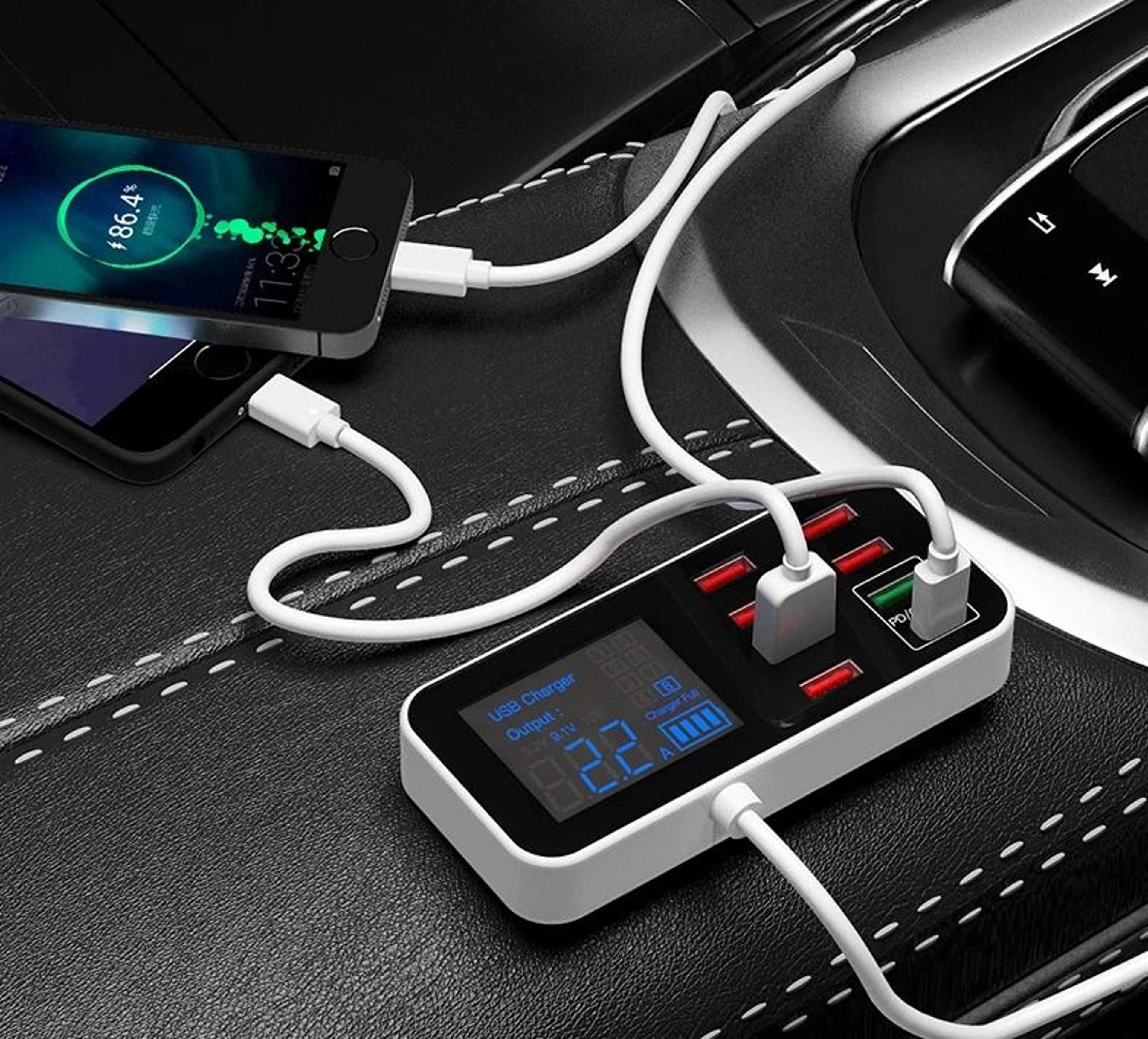 MultiPort USB Charging Station Port Desktop Hub With Quick Charge Technology 2