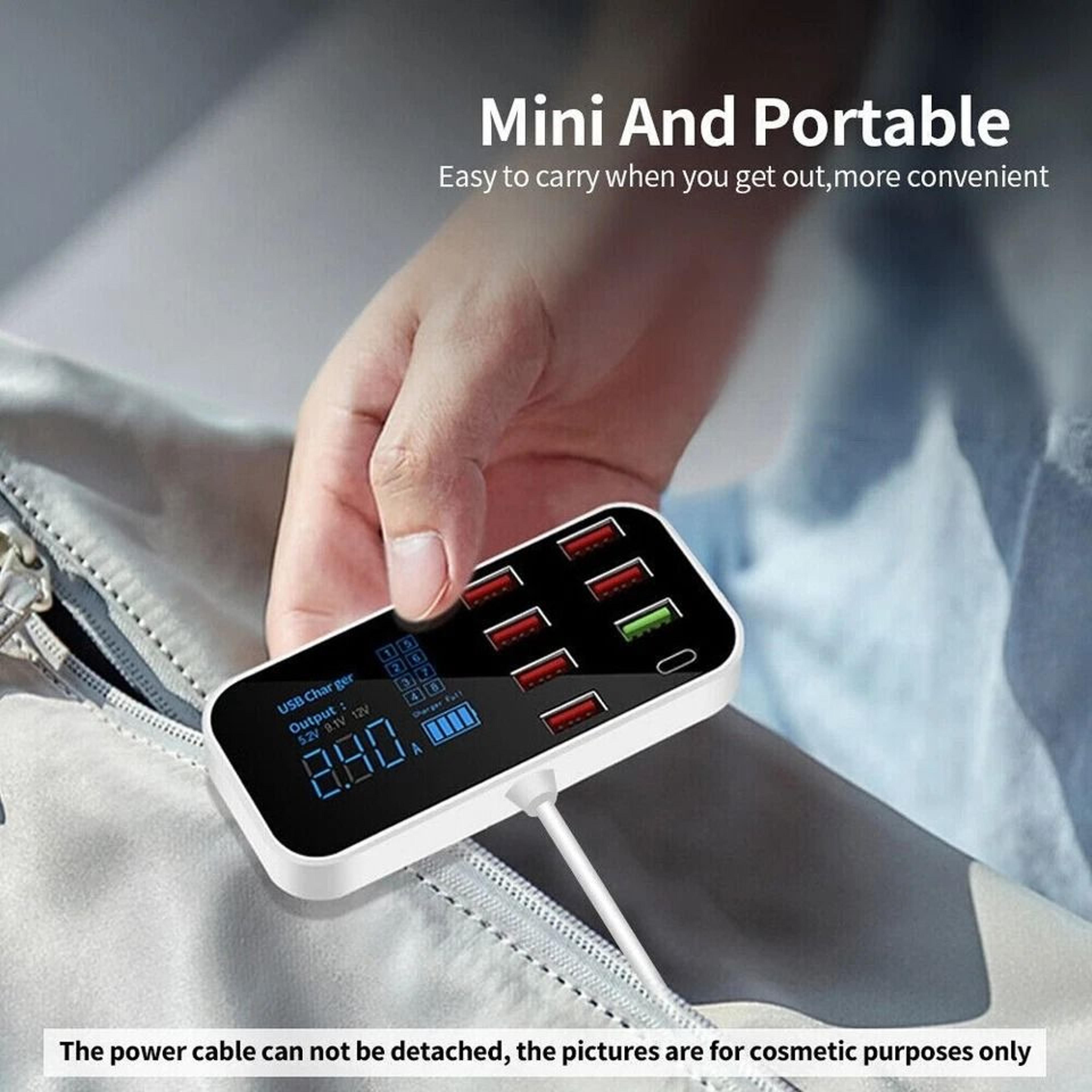 MultiPort USB Charging Station Port Desktop Hub With Quick Charge Technology 10