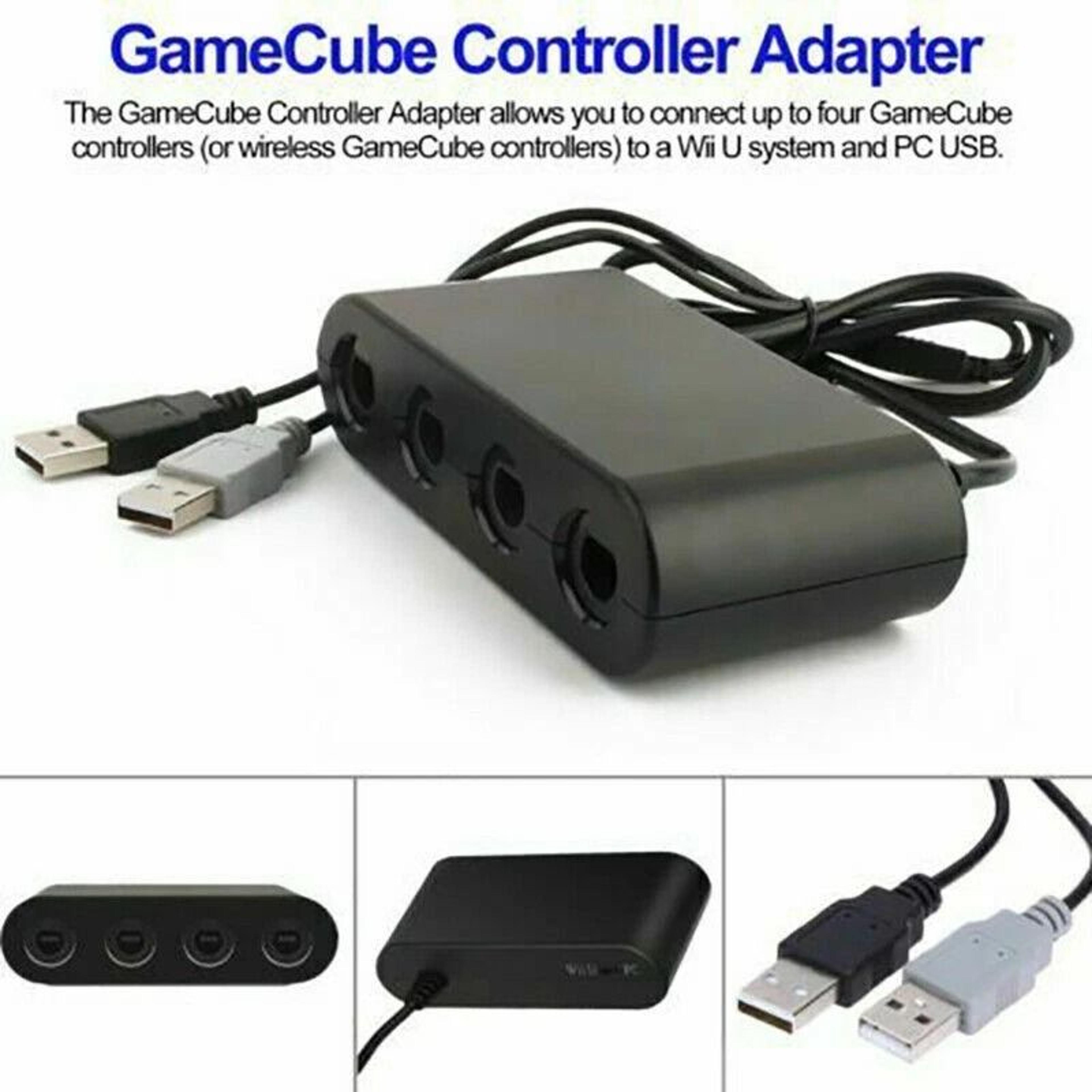 GameCube Controller Adapter For Nintendo Switch Wii U  PC Port USB Adapter With Turbo Mode 2