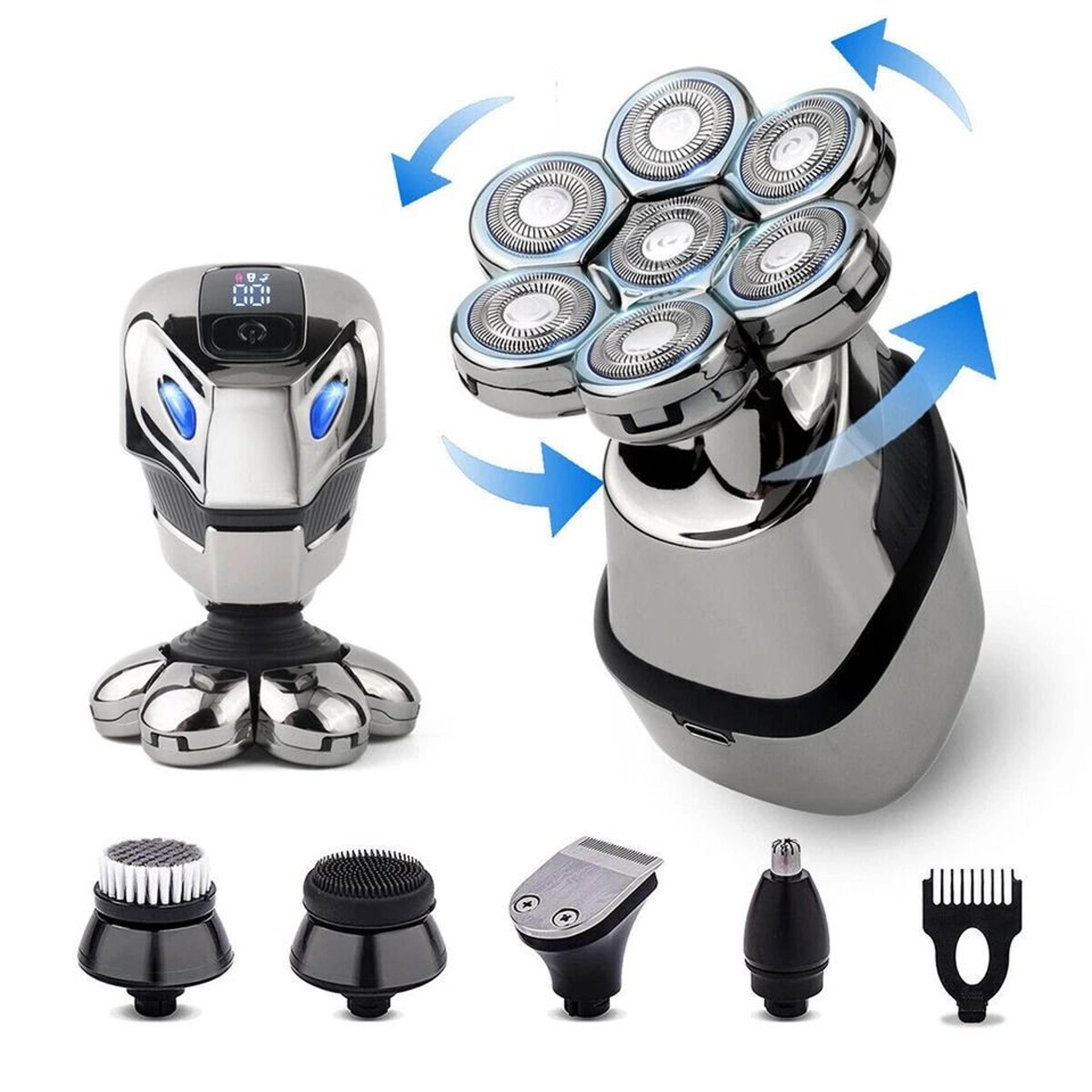 Premium Head Cordless Electric Head Shaver  Grooming Kit For Men 1