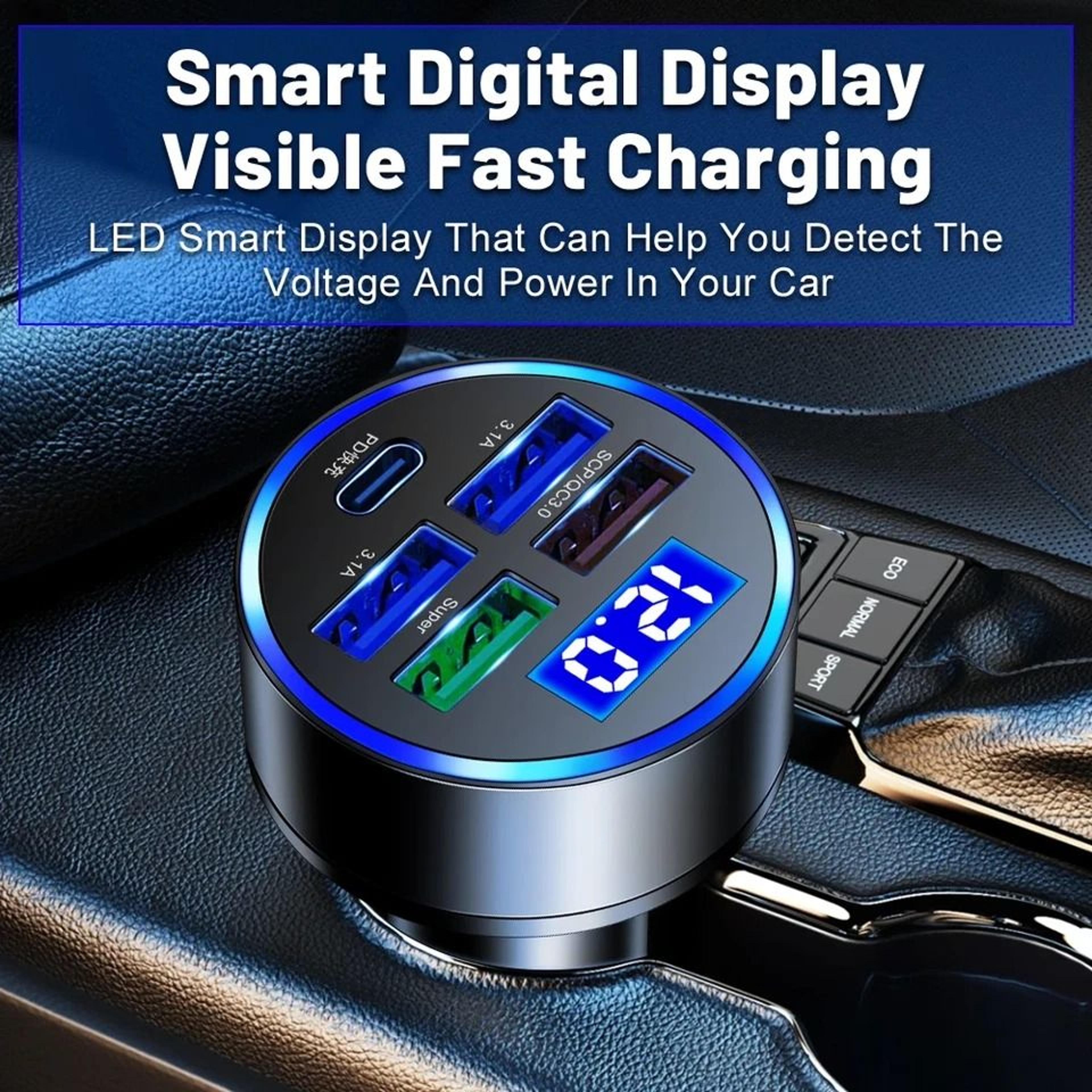 Fast Car Charger Adapter For IPhone Samsung And Android Devices 1
