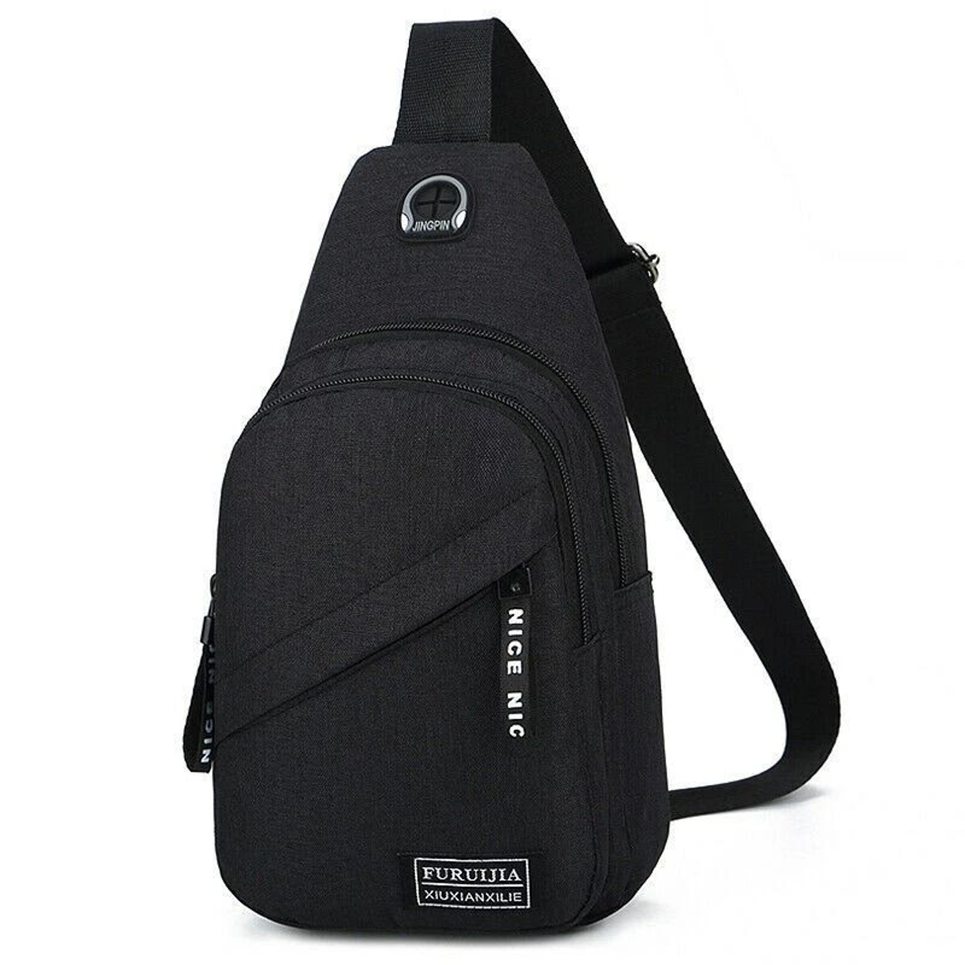 men's & women's sling bag crossbody backpack stylish, waterproof shoulder bag for travel, hiking & sports