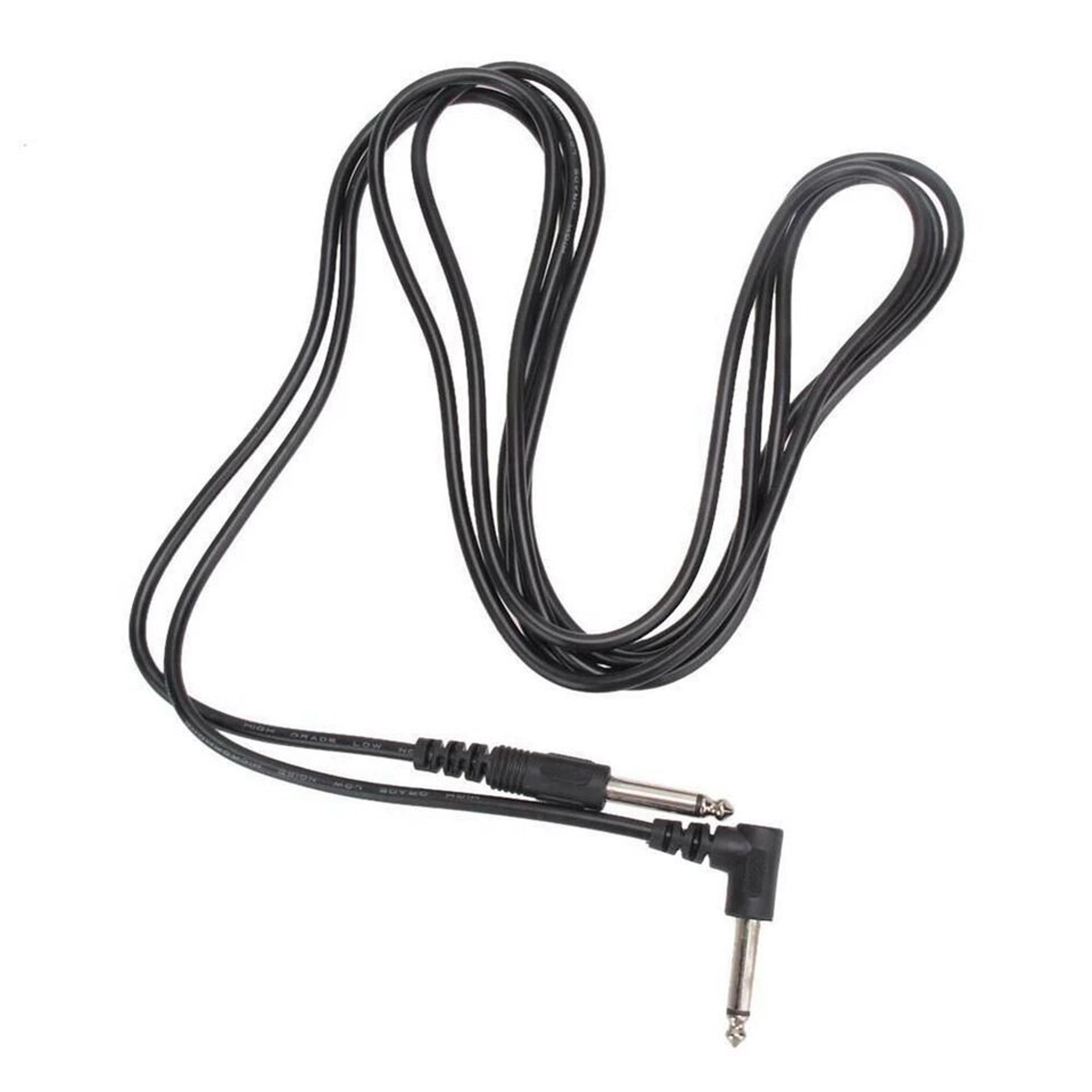 Right Angle Electric Guitar Amp Cable Premium Shielded Patch Cord 4