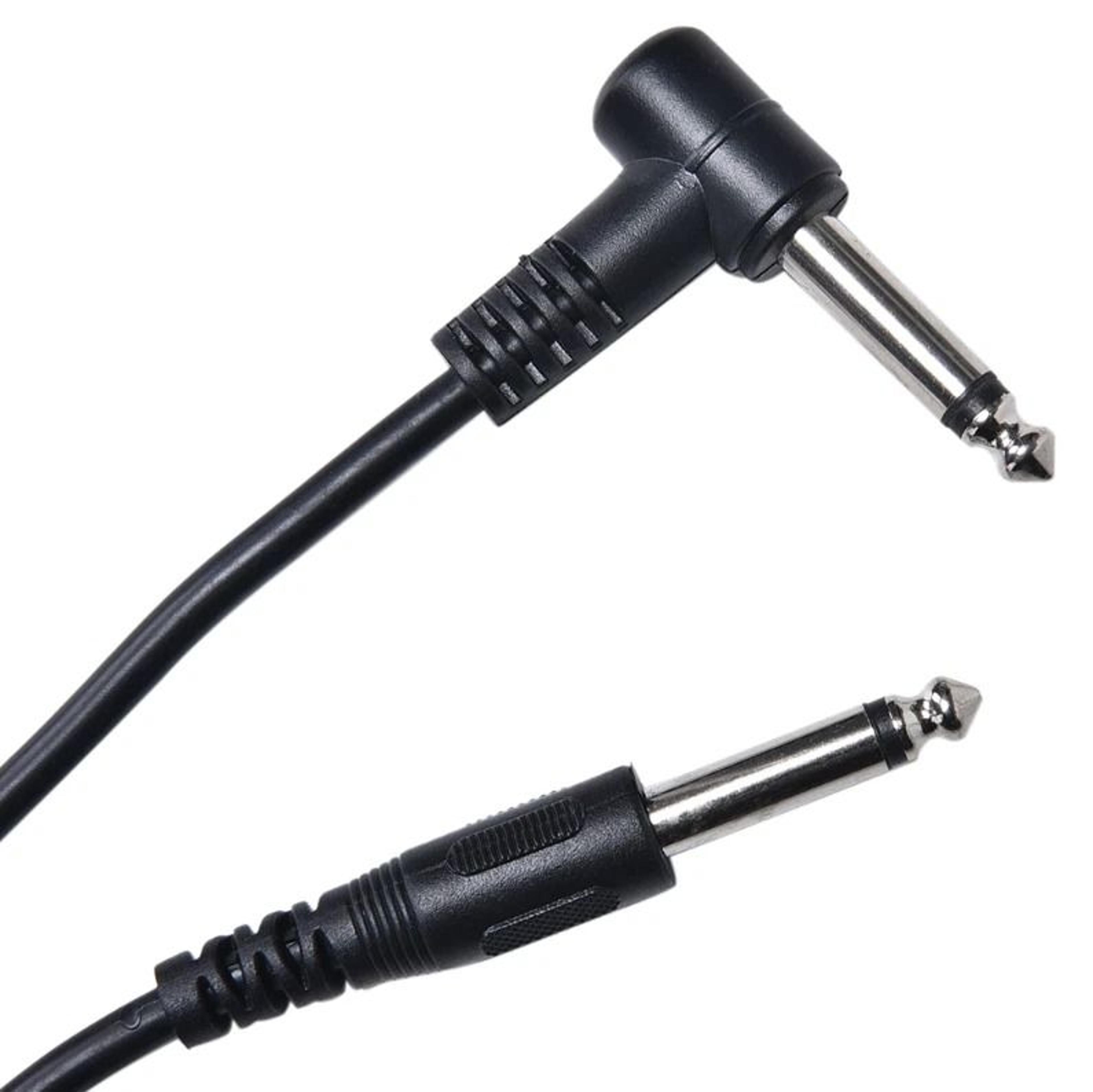 Right Angle Electric Guitar Amp Cable Premium Shielded Patch Cord 6