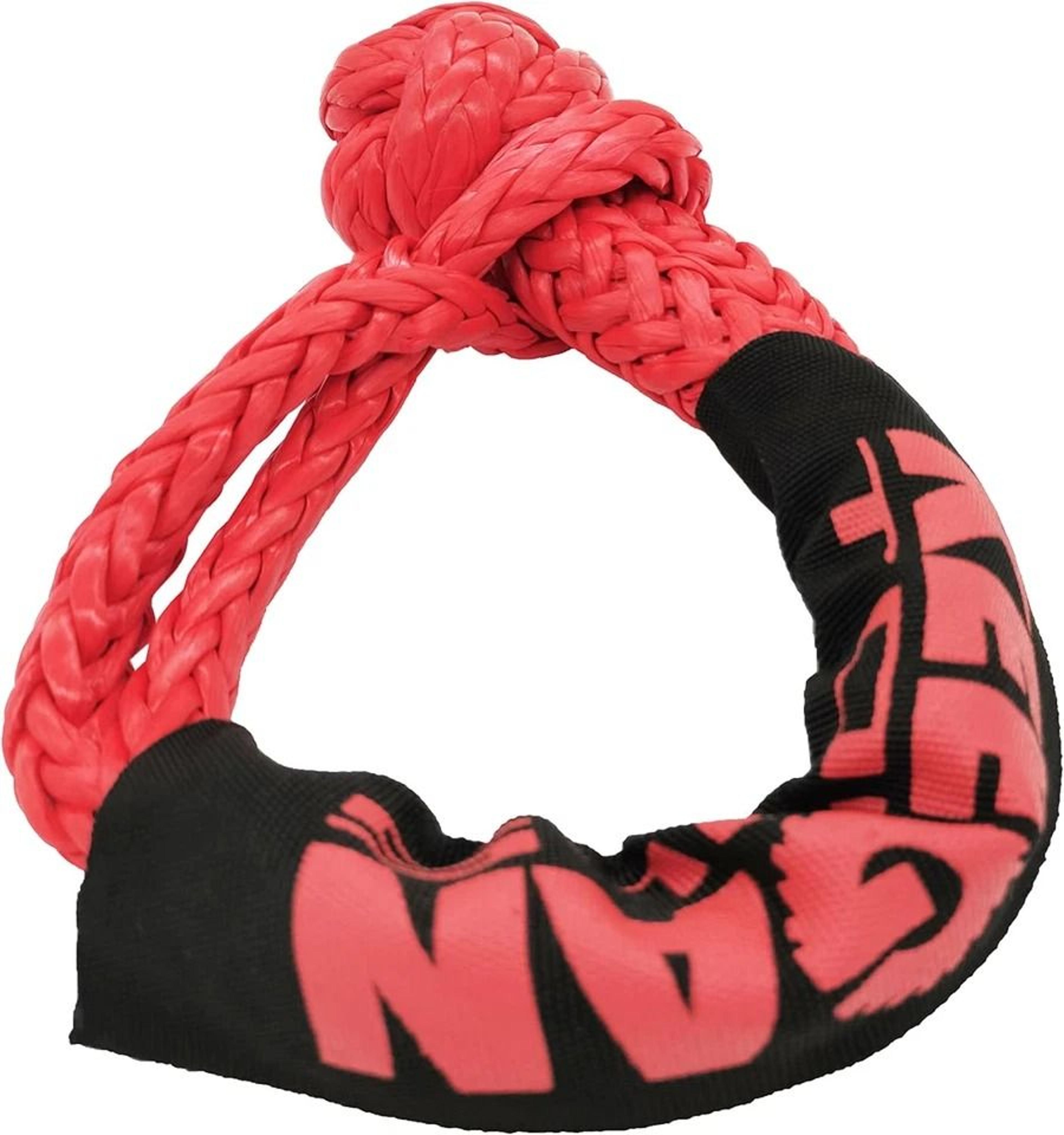 soft shackle recovery rope for off-road vehicles for suvs, trucks, atvs, and more