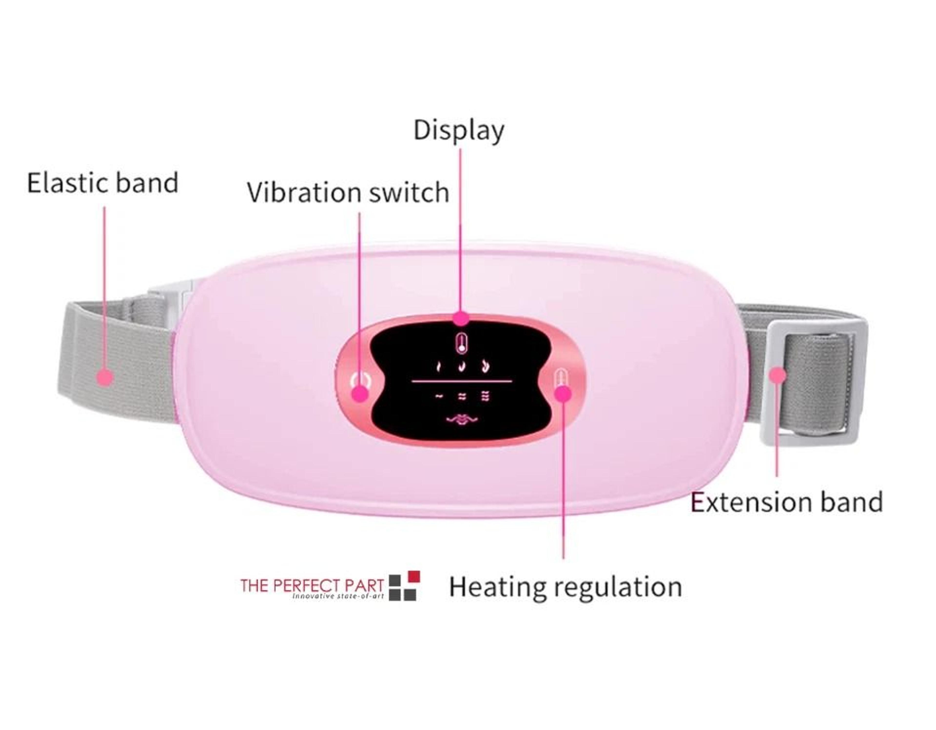 Electric Heating Menstrual Vibration Pad For Pain Relief  Cramps Portable Belt For Women 1