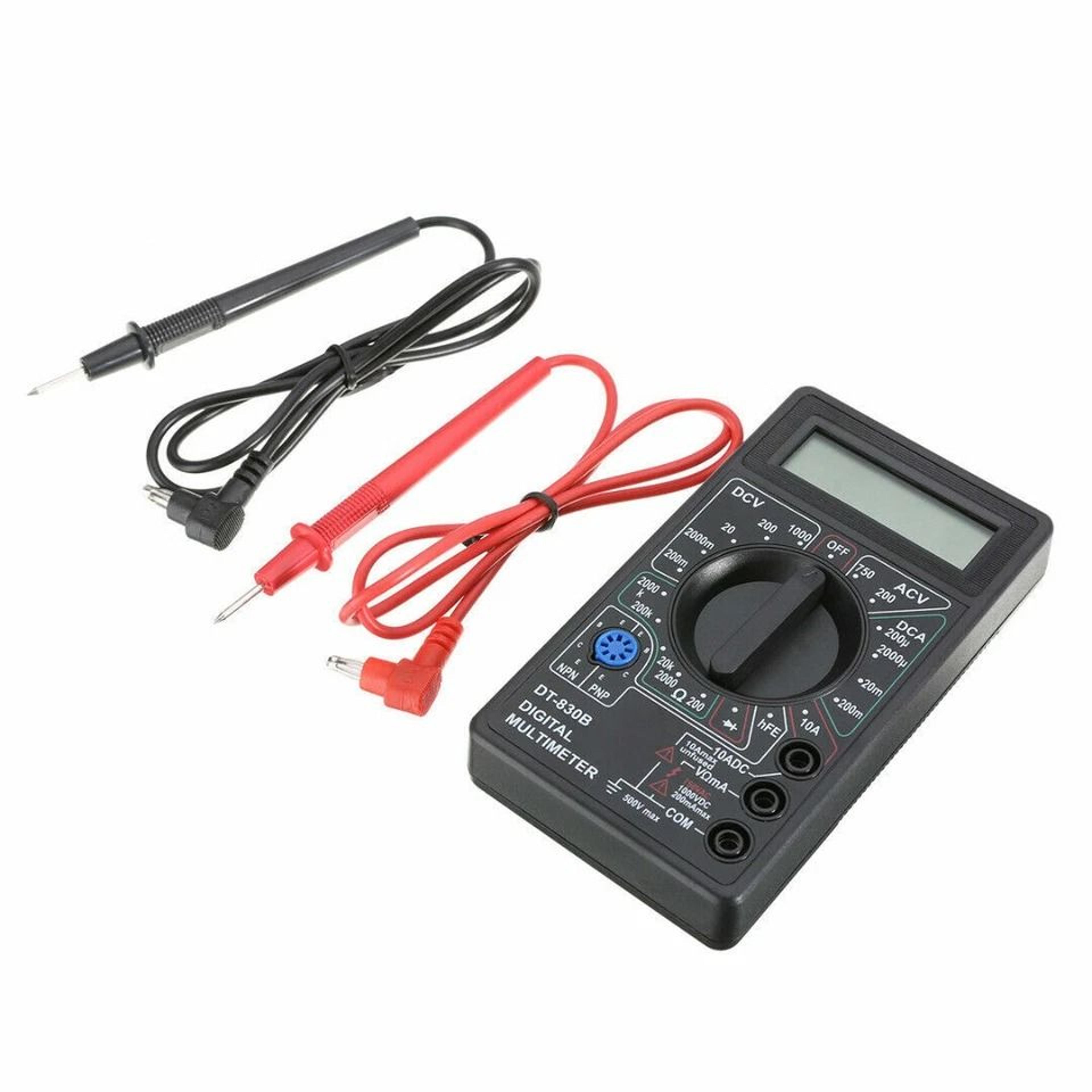 Digital Multimeter For ACDC Voltage Current And Resistance Tester Ohm Meter With Diode Check 5
