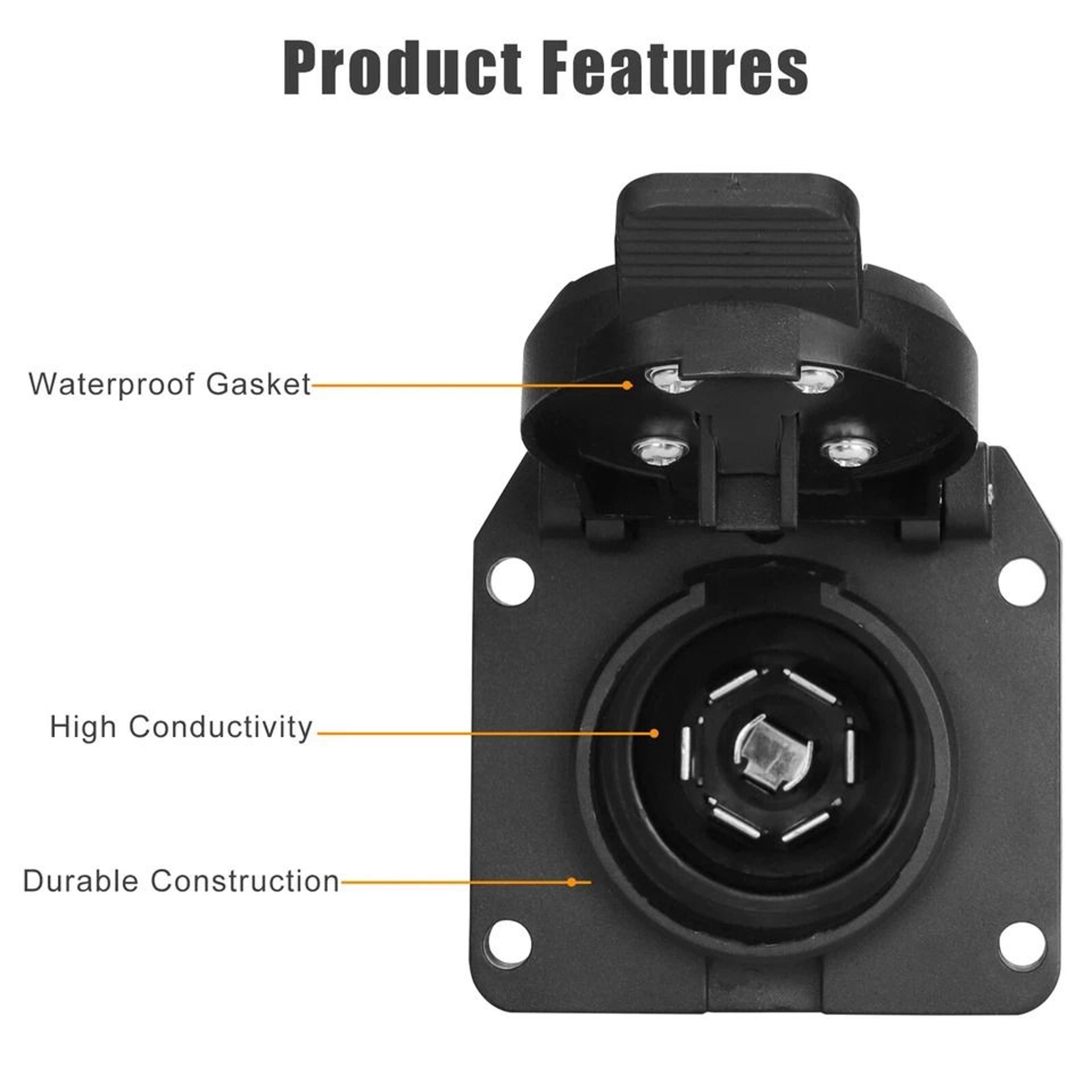 Premium USCAR Way Trailer Tow Connector Plug 1