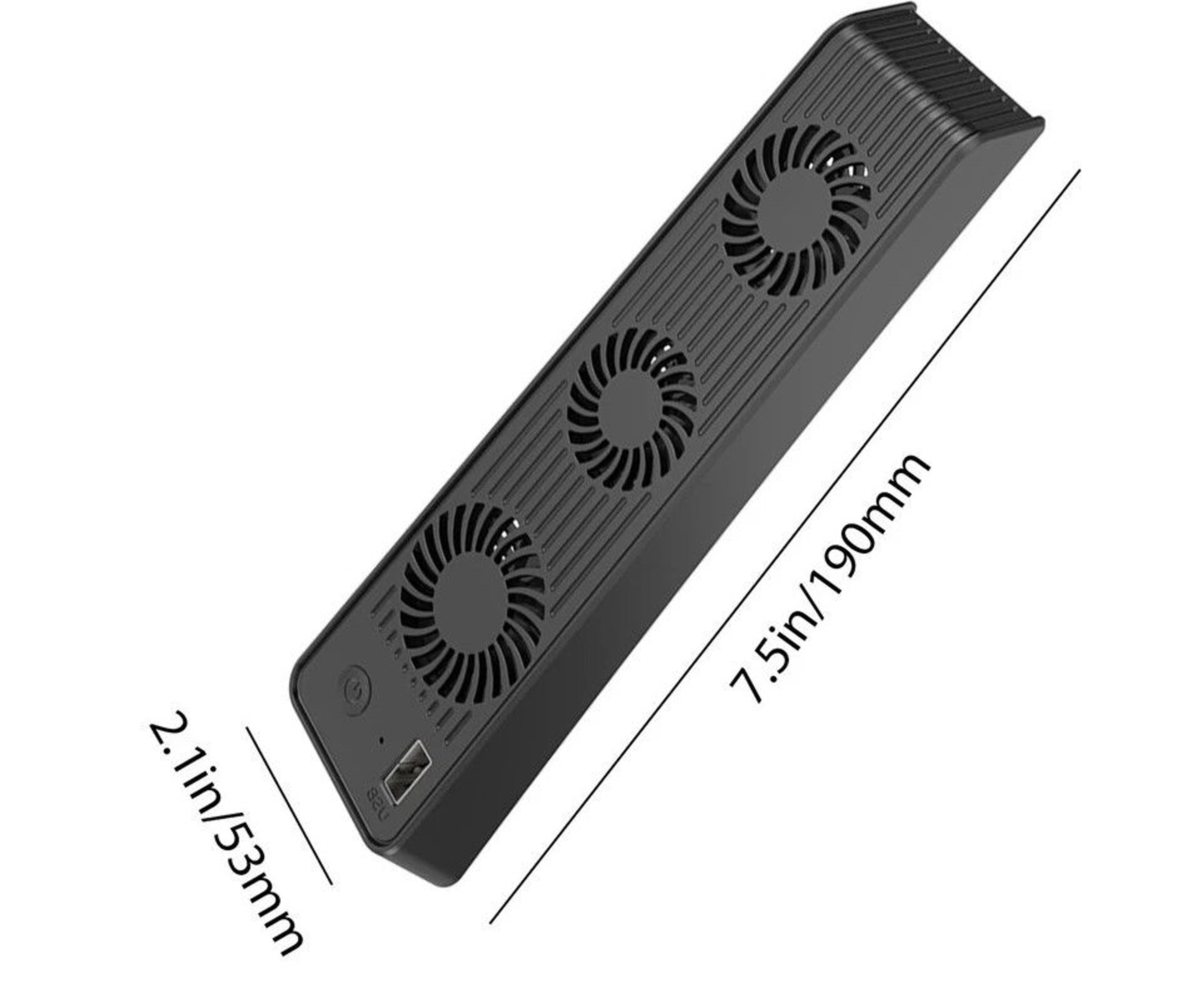 Cooling Fan With LED Lights External USB Fan For PlayStation Console 6