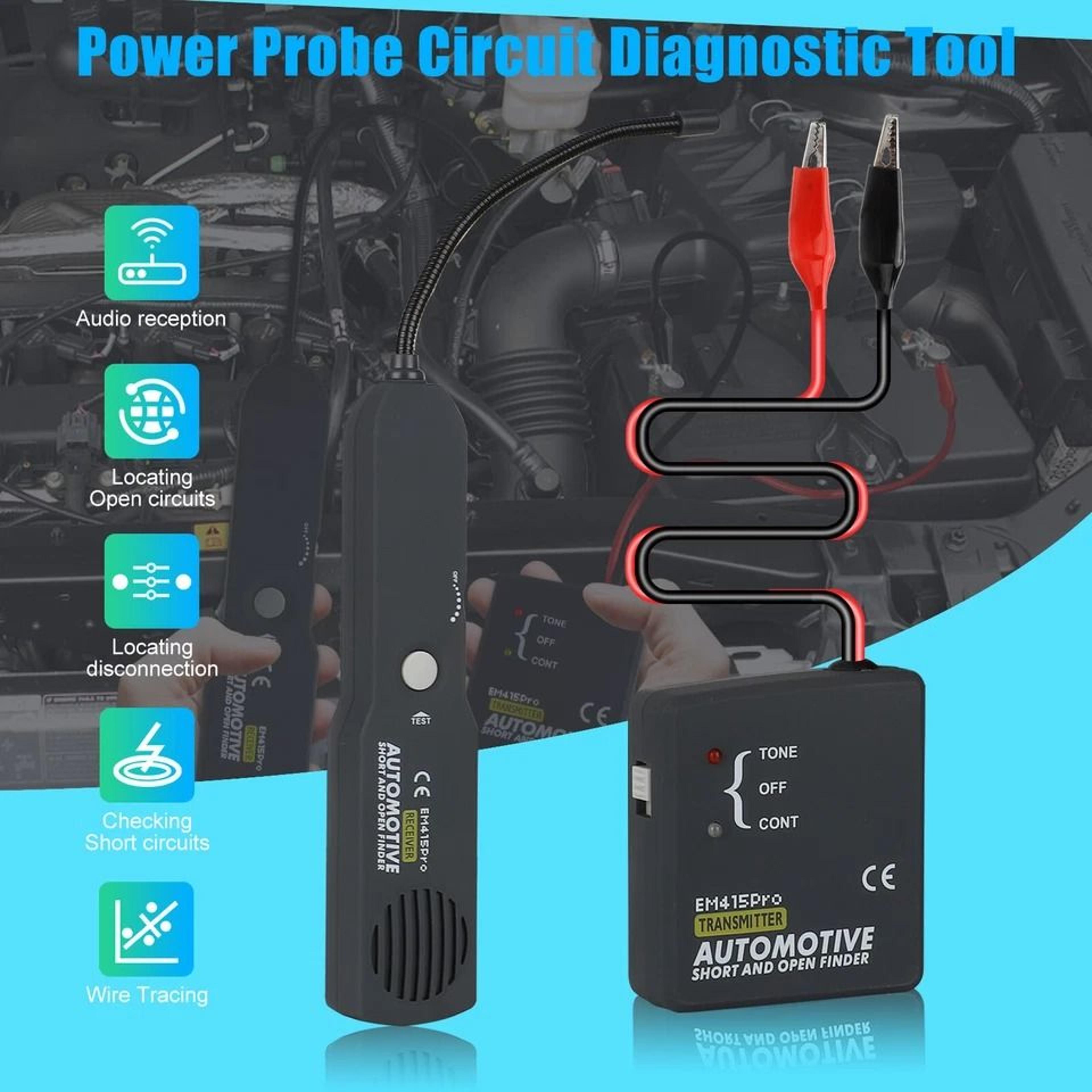 DC Probe Automotive Short  Open Finder Circuit Breaker Tester Wire Tracker 3