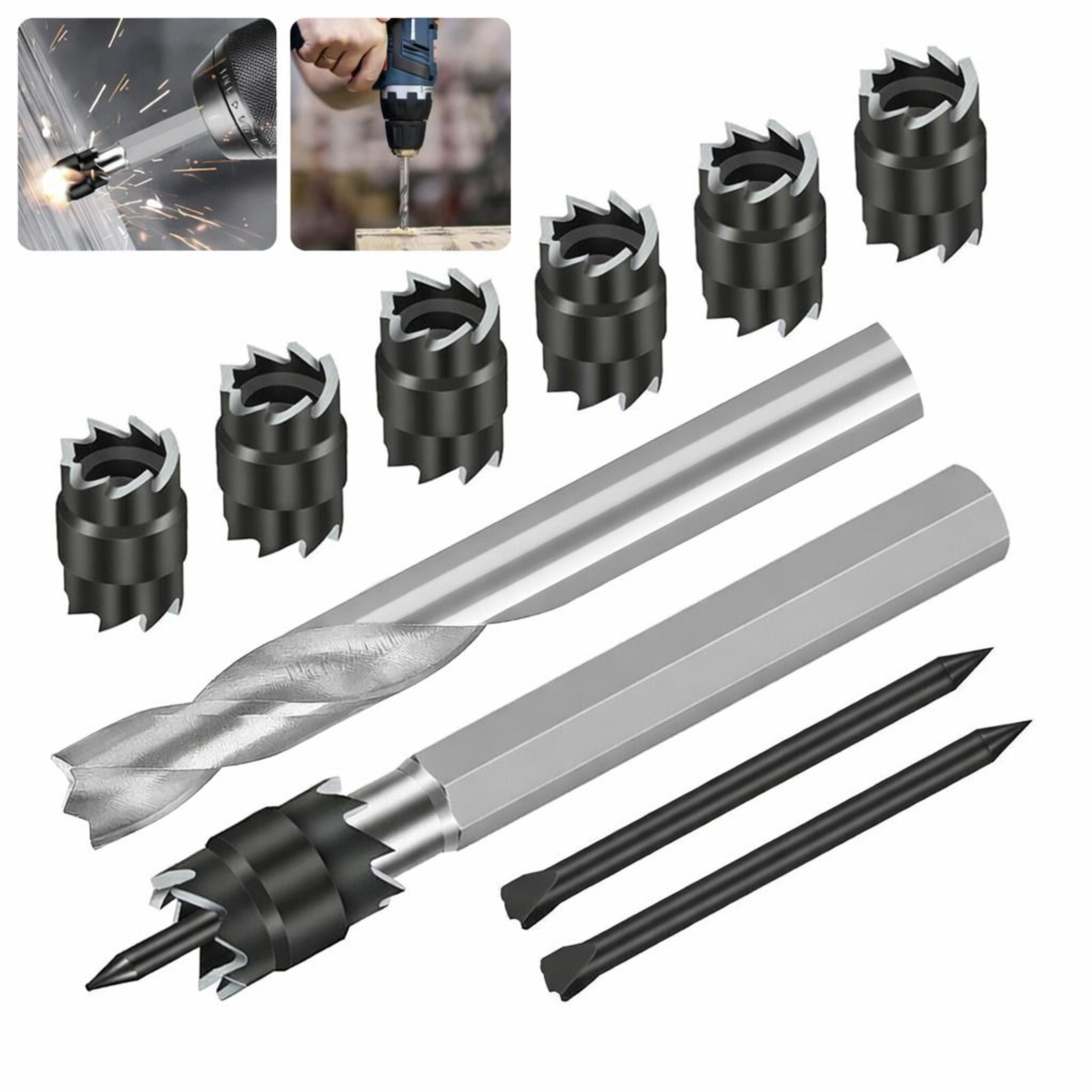 double sided spot weld cutter drill bit set high-precision rotary cutter for efficient spot weld removal