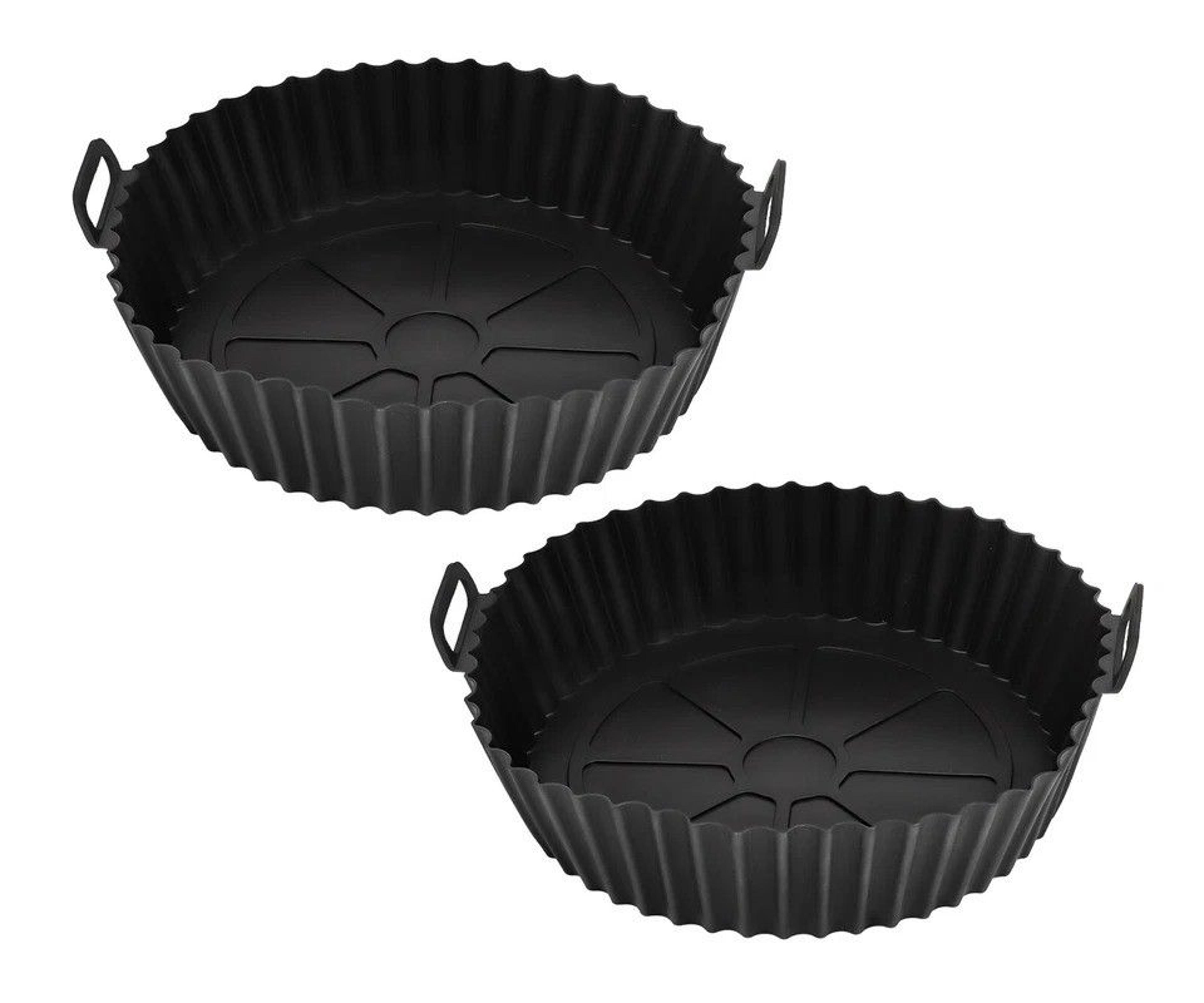 air fryer silicone pot basket liners non-stick safe oven baking tray mat for easy clean & heat resistance