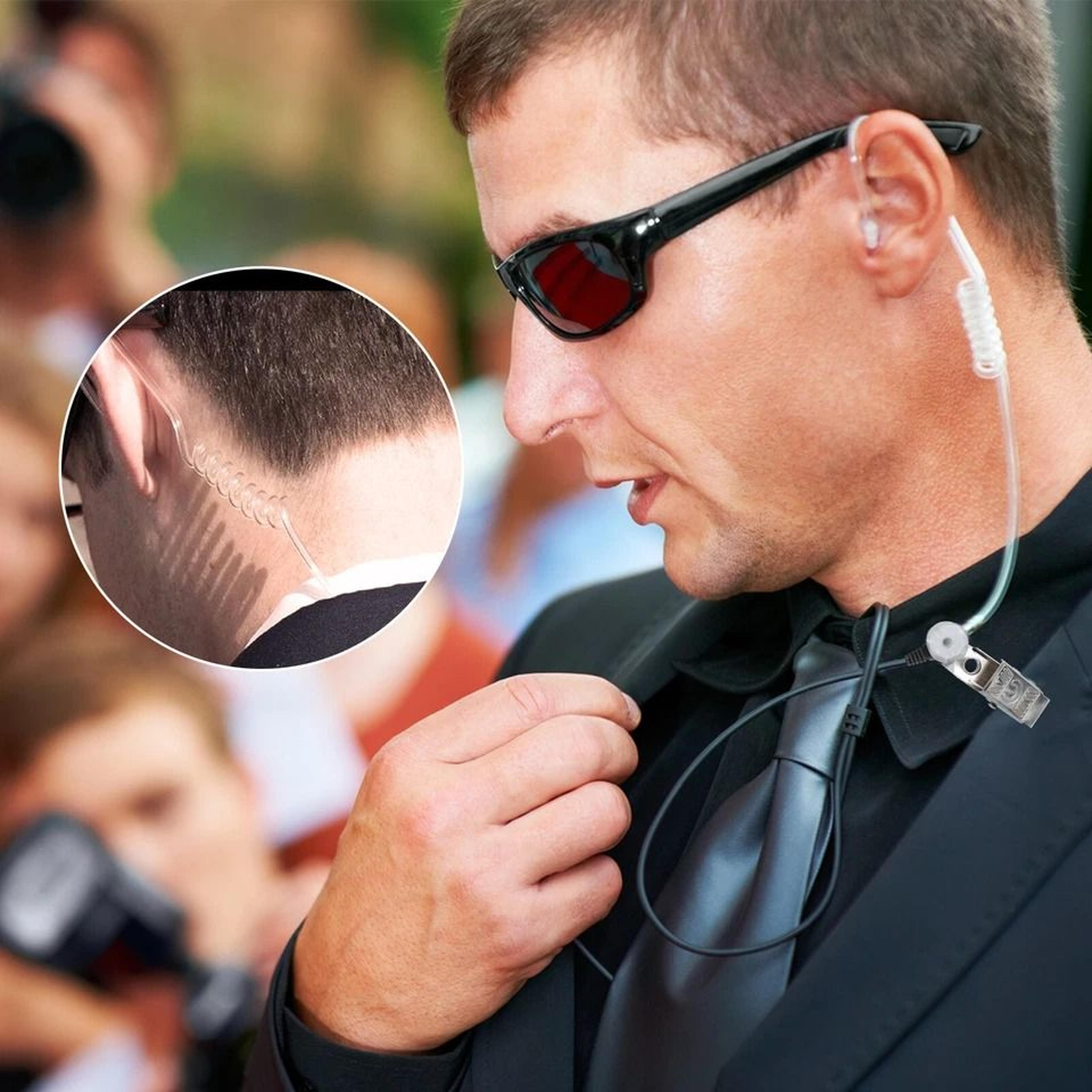 walkie talkie earpiece headset mic ptt for baofeng, baojie, weierwei radios clear communication