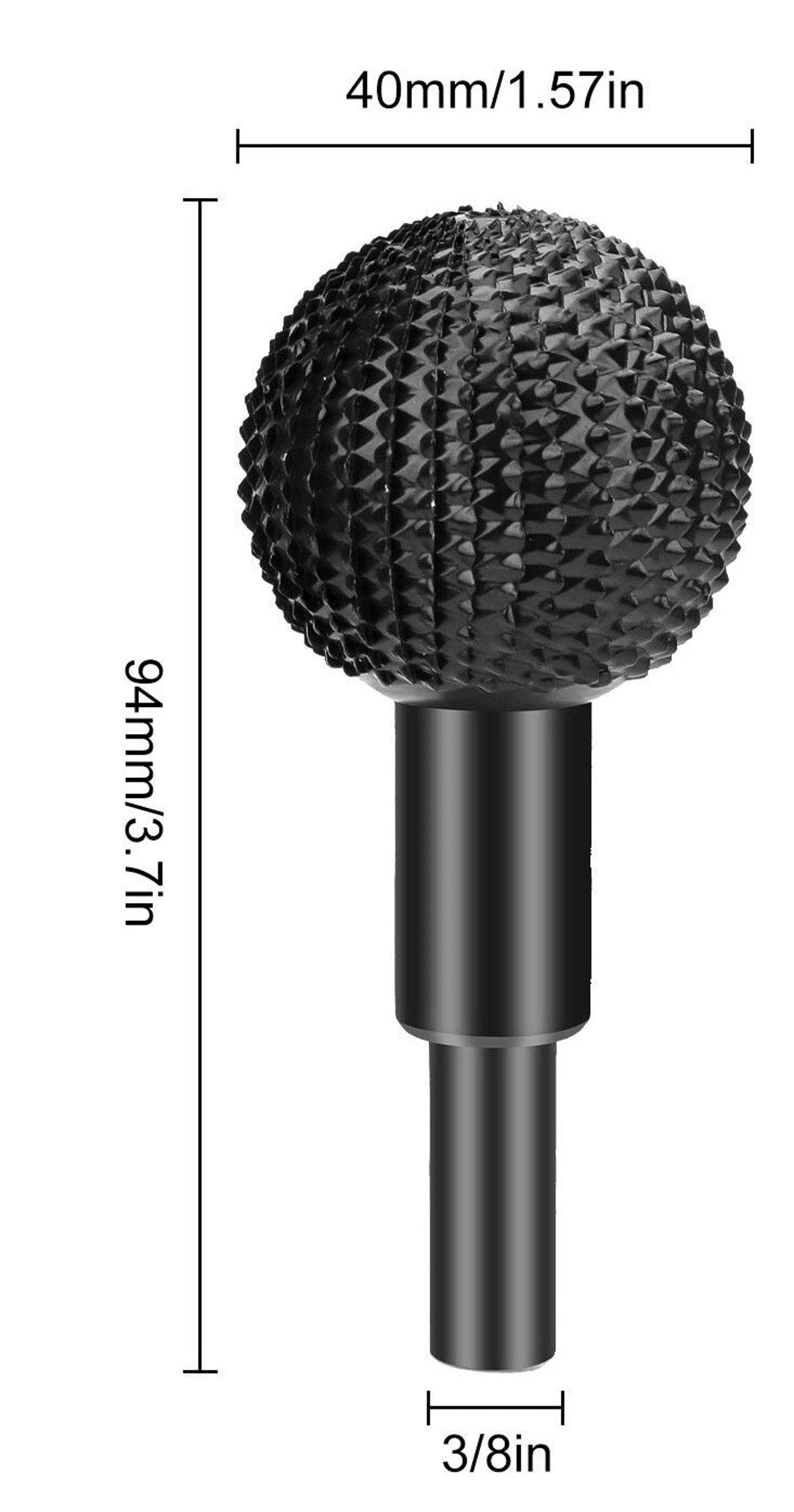 Sphere Rotary Burr Carbon Steel Wood Carving Ball Angle Grinder Precision Grinding  Sculpting Tool 7