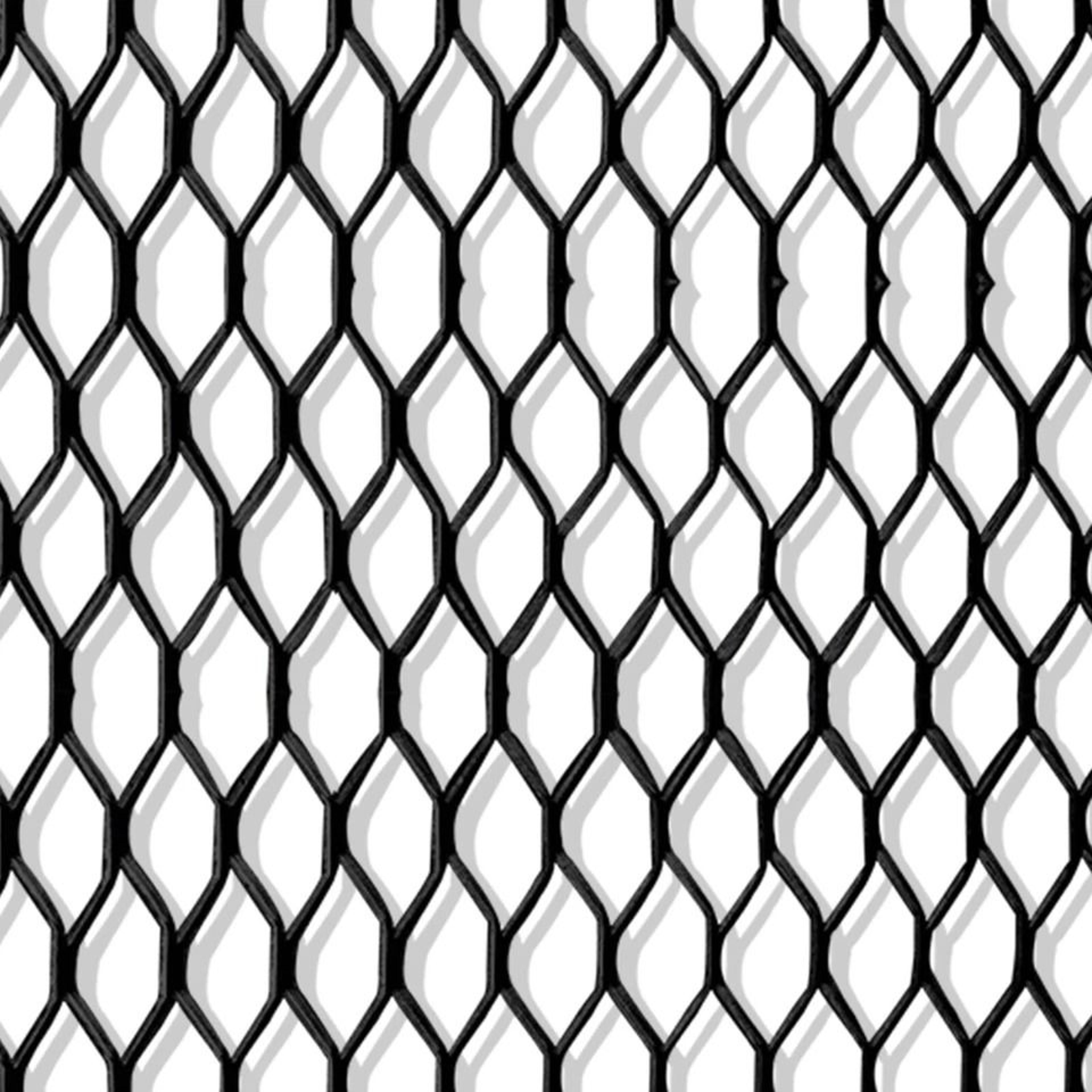 Universal Black Car Grille Mesh Net Sheet Durable Aluminum Auto Grill For Protection And Style 2