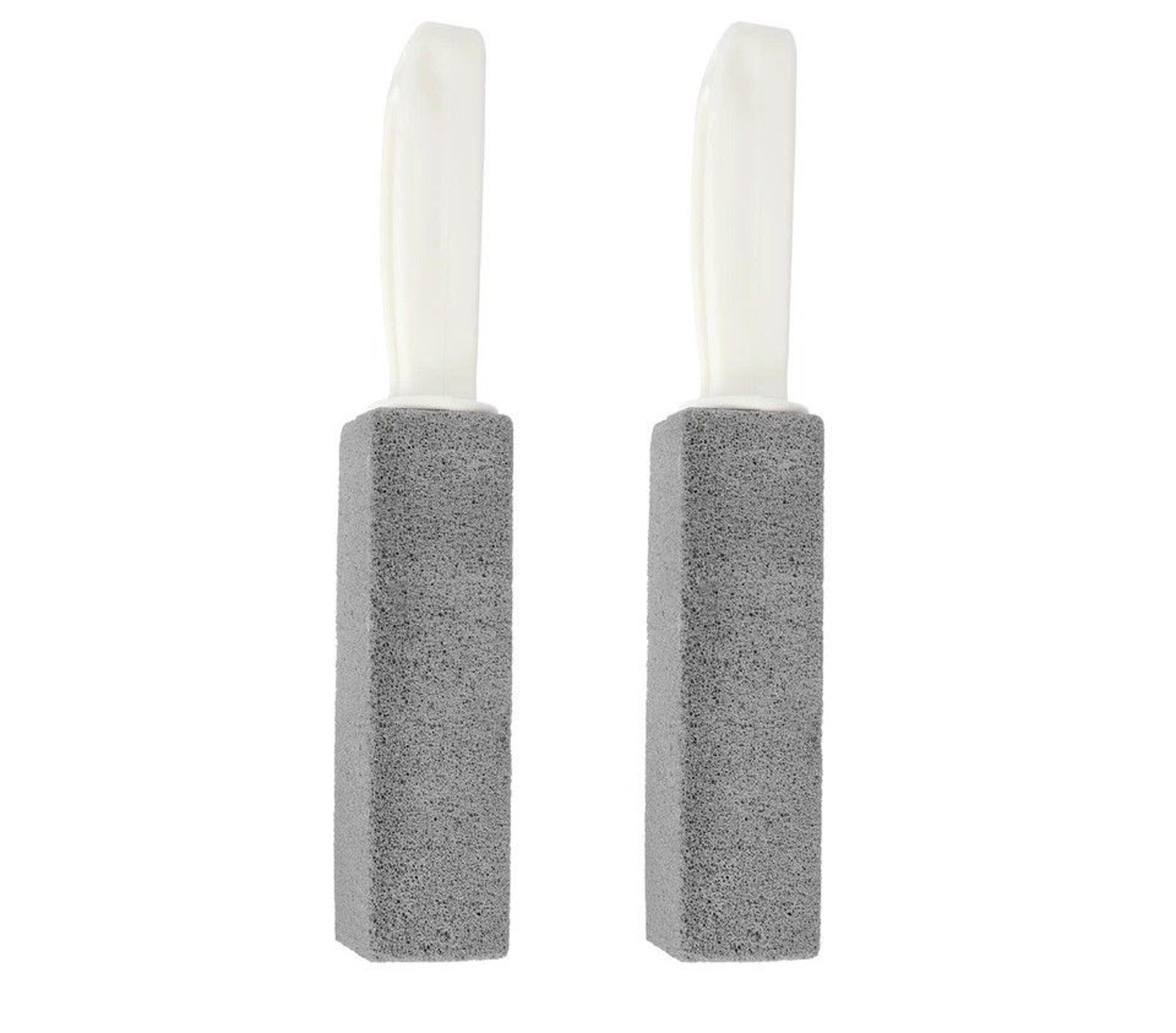 heavy duty pumice stone with handle toilet scouring, stain remover for porcelain, tiles, and more