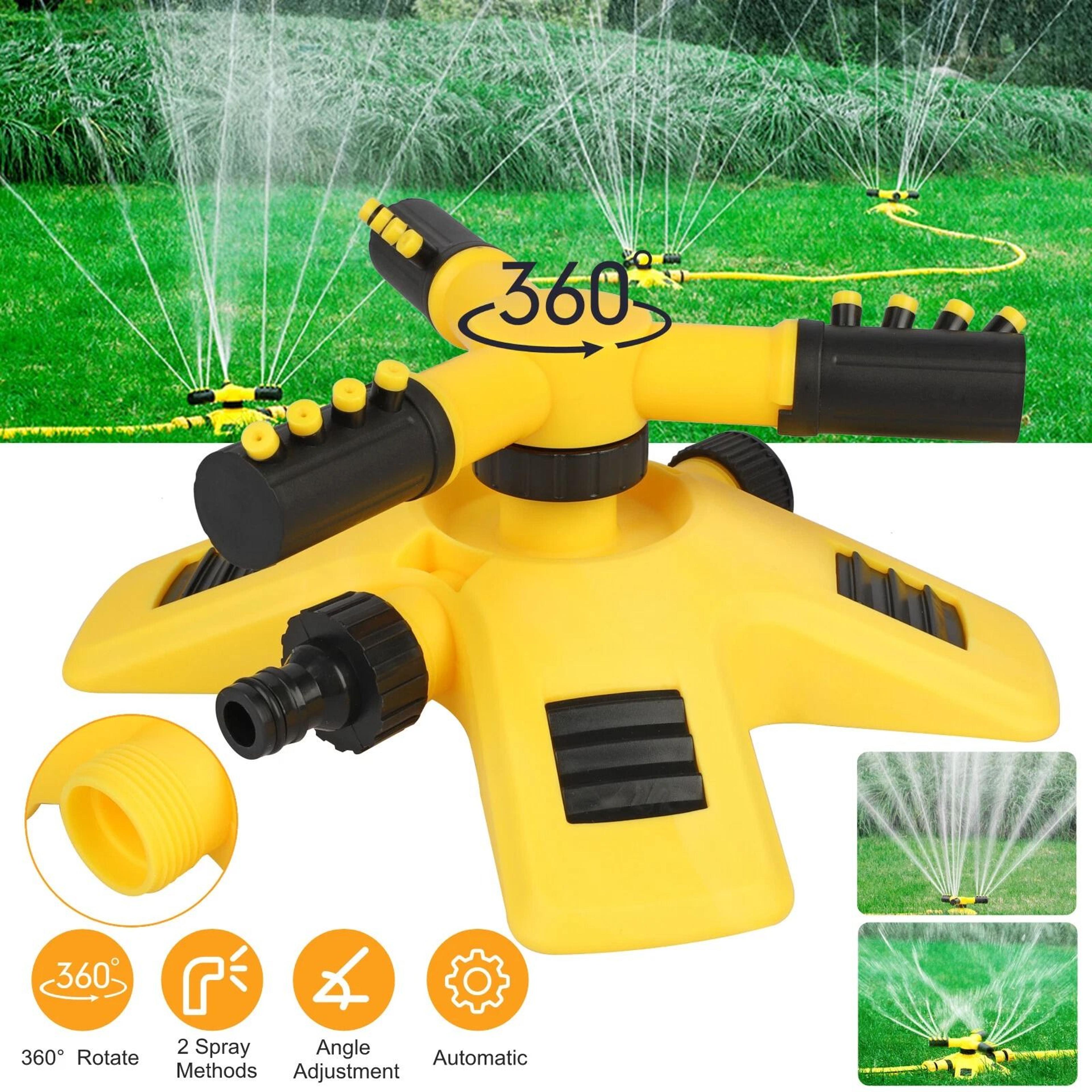 Automatic Rotating Lawn Sprinkler For Grass Watering Efficient Irrigation System For Patio  Yard 10