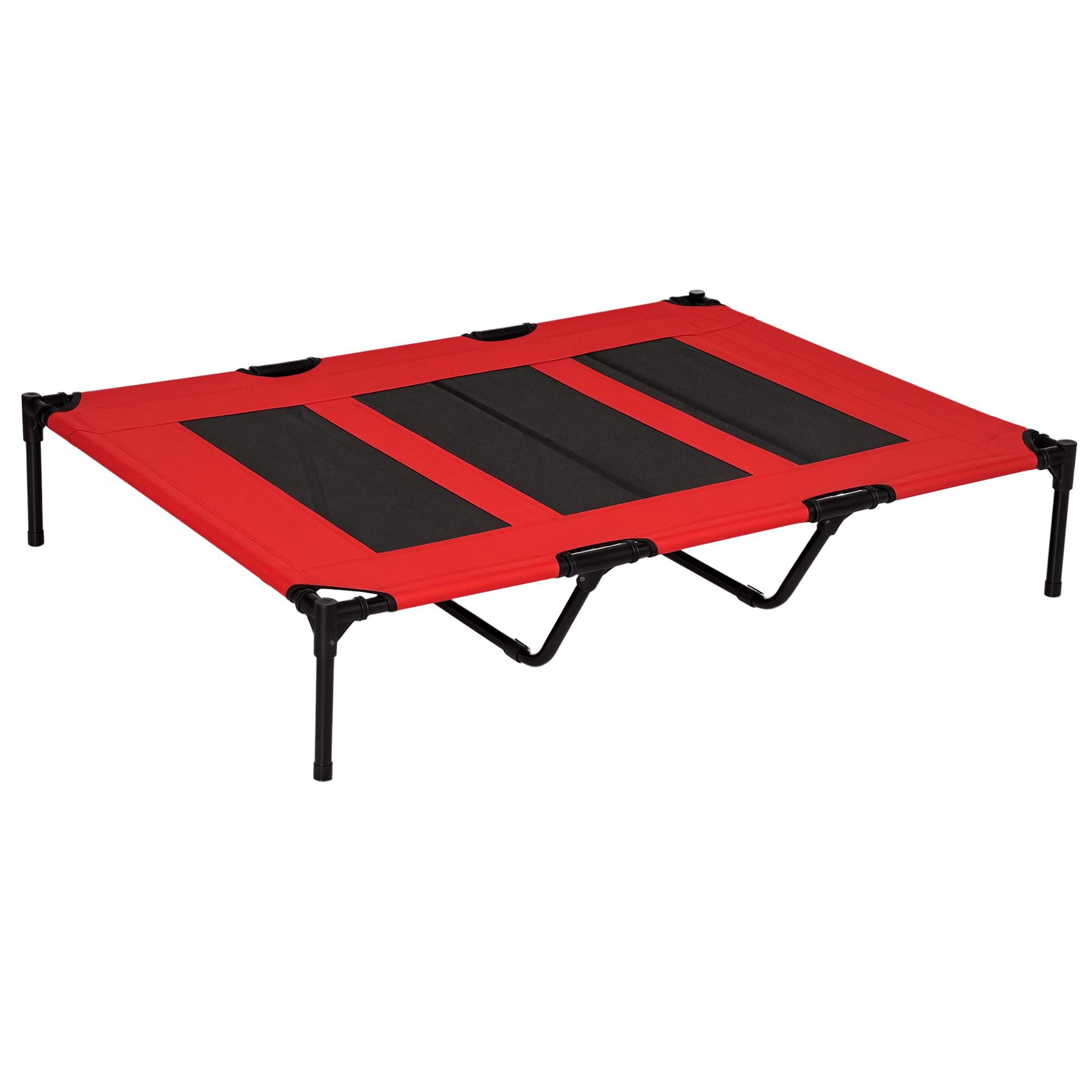 dog elevated raised bed comfortable pet cot for large dogs oxford fabric with fade resistance