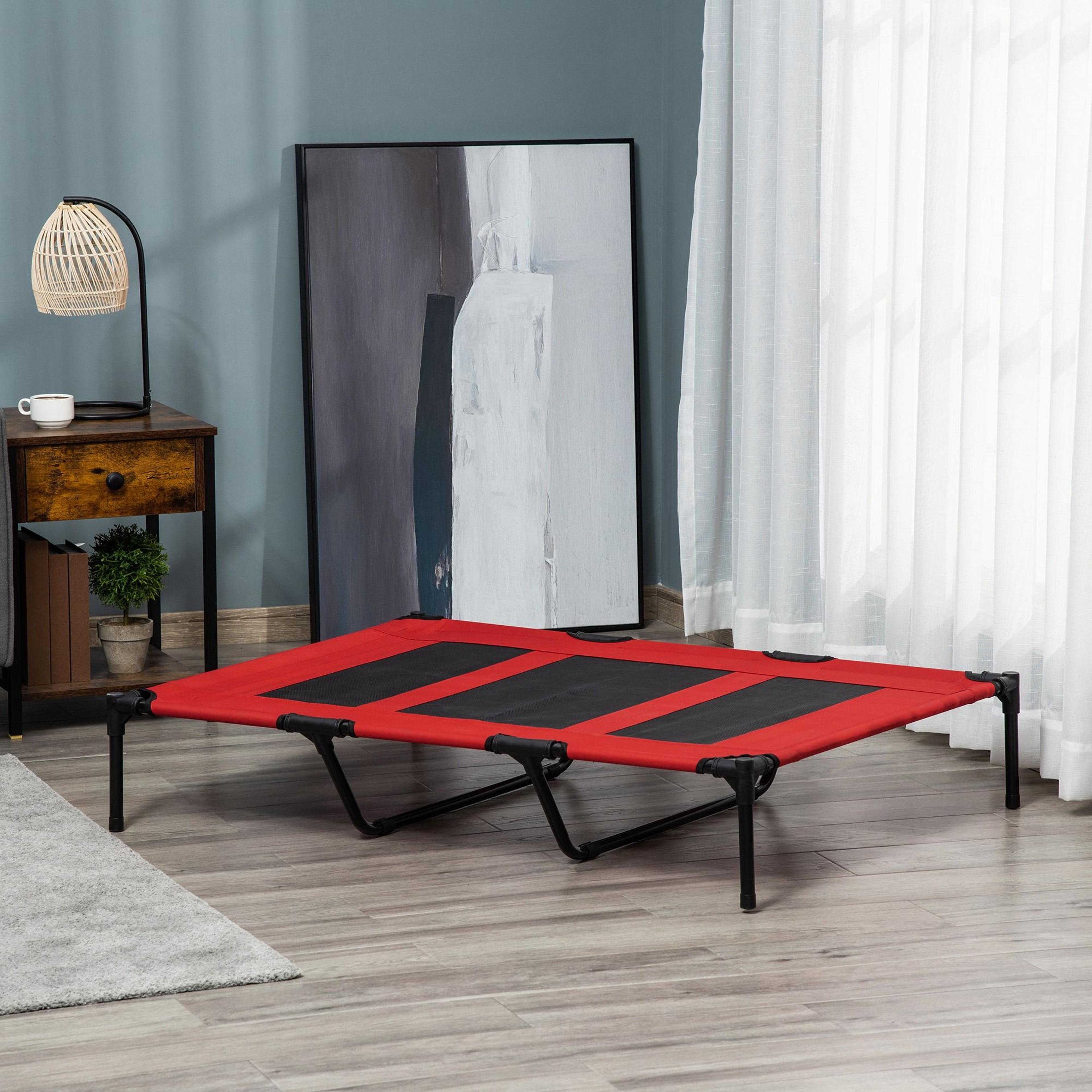 Dog Elevated Raised Bed Comfortable Pet Cot For Large Dogs Oxford Fabric With Fade Resistance 15