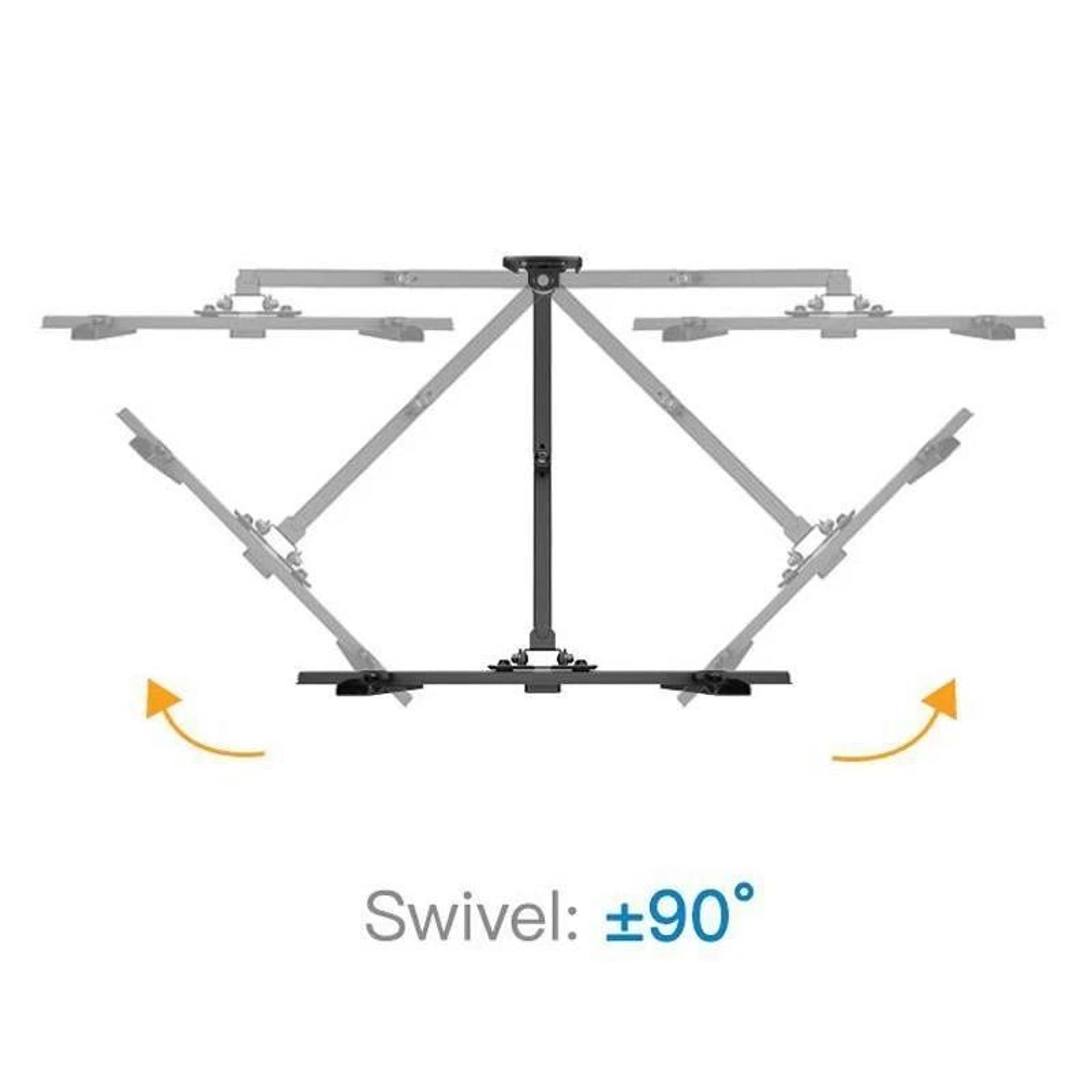 FullMotion TV Wall Mount For LED LCD OLED Swivel Tilt Adjustable Bracket 5