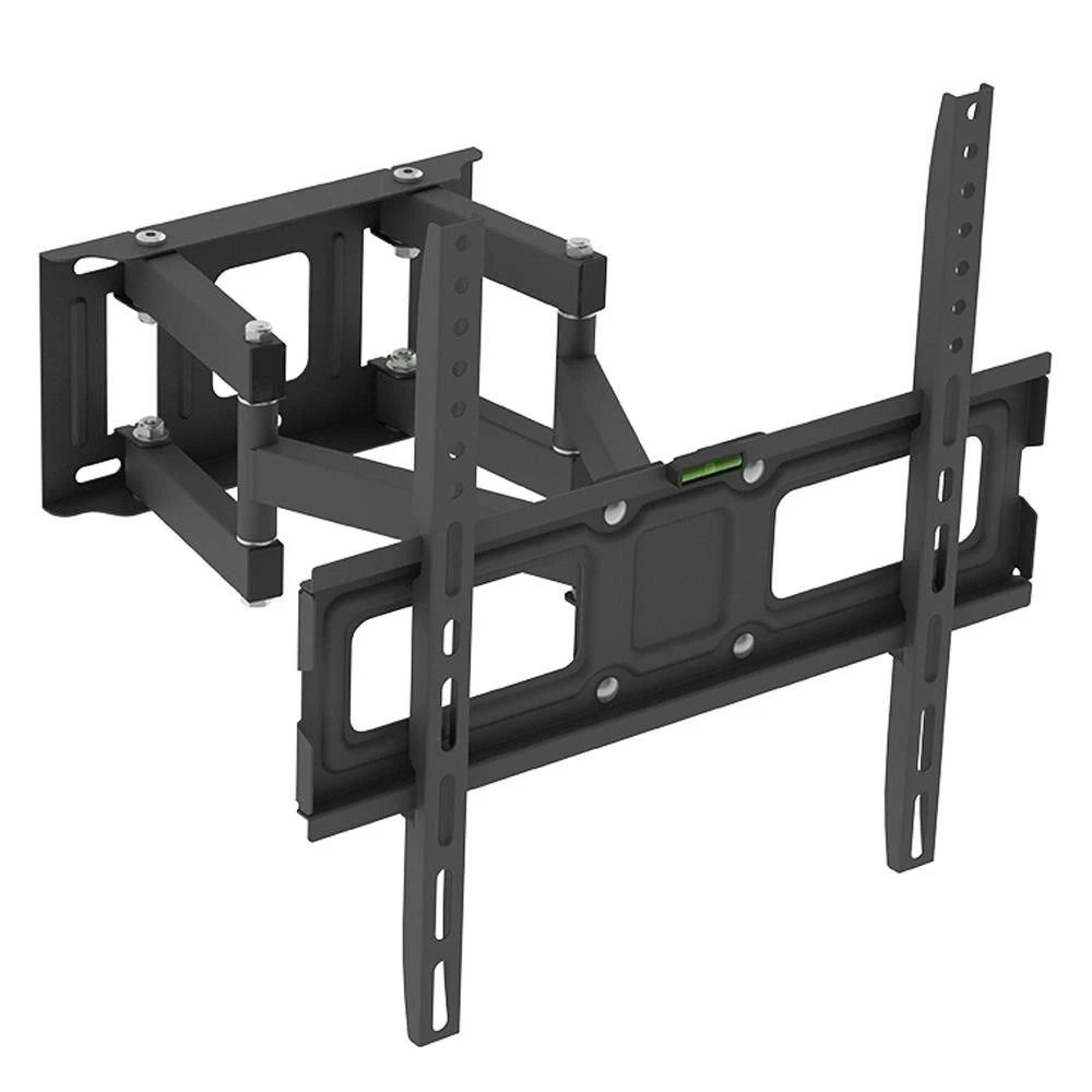 full motion tv wall mount bracket for tvs, adjustable tilt & swivel vesa compatible