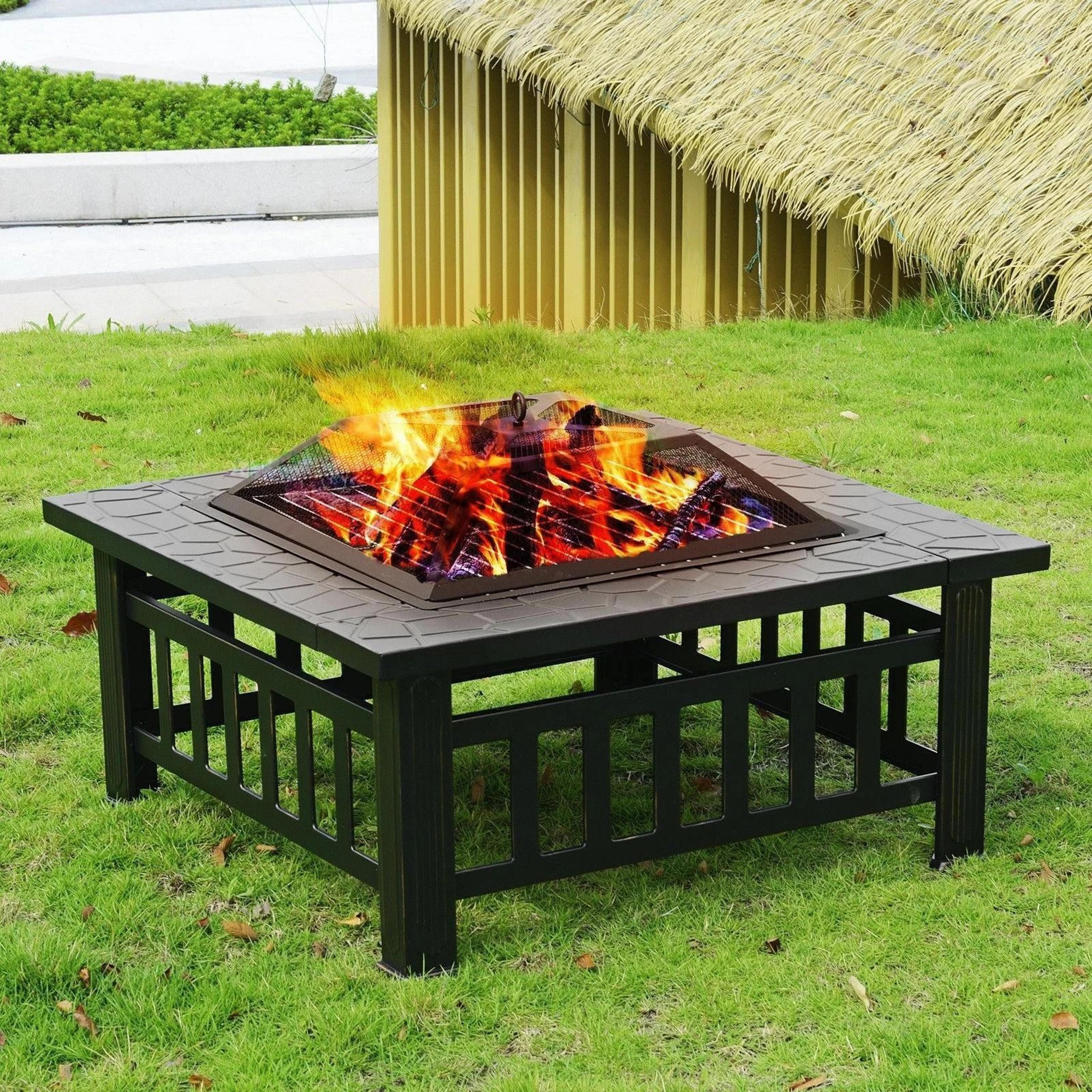 outdoor garden fire pit heater bbq stove heater for patio & garden