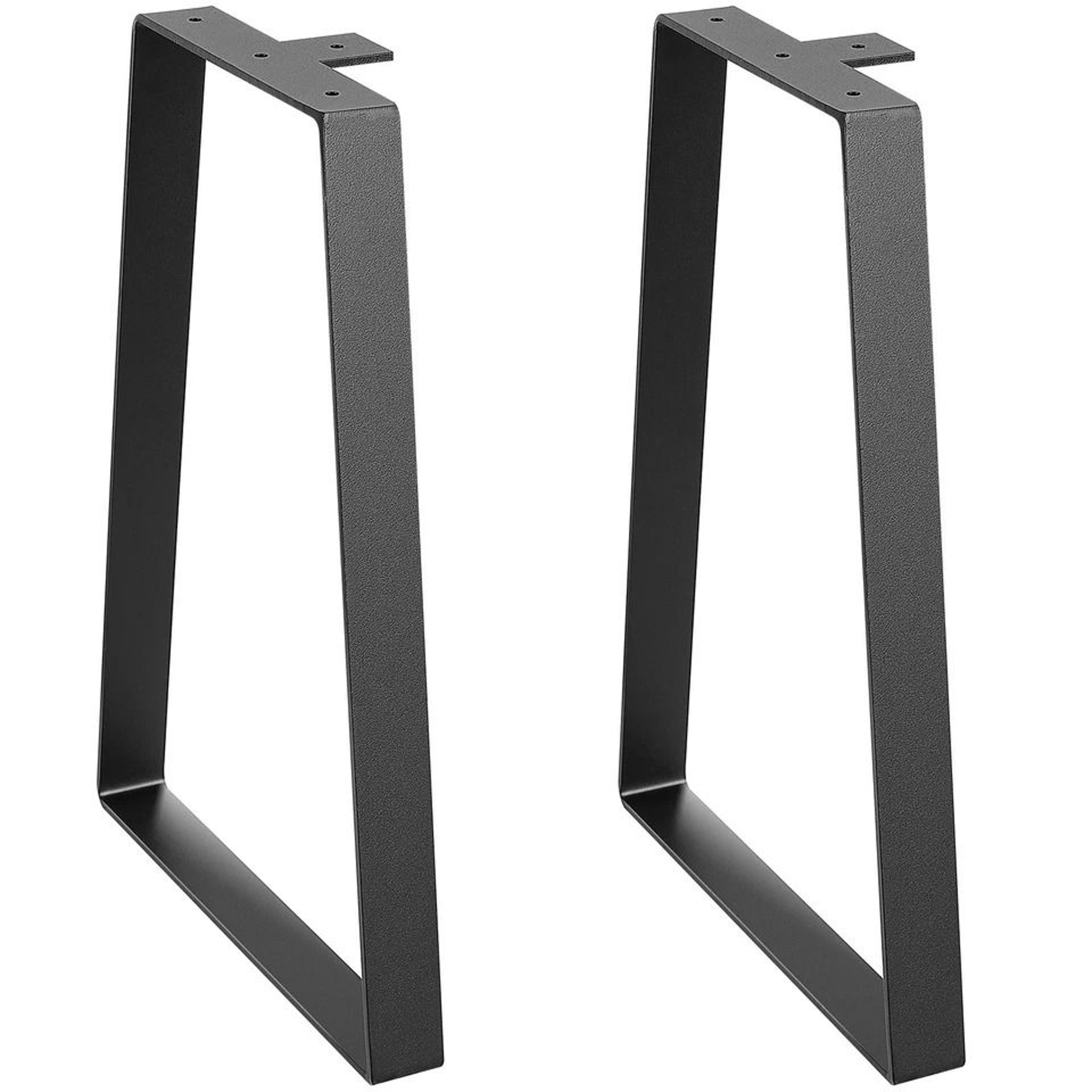 trapezoid solid steel table legs for diy coffee tables heavy duty & adjustable