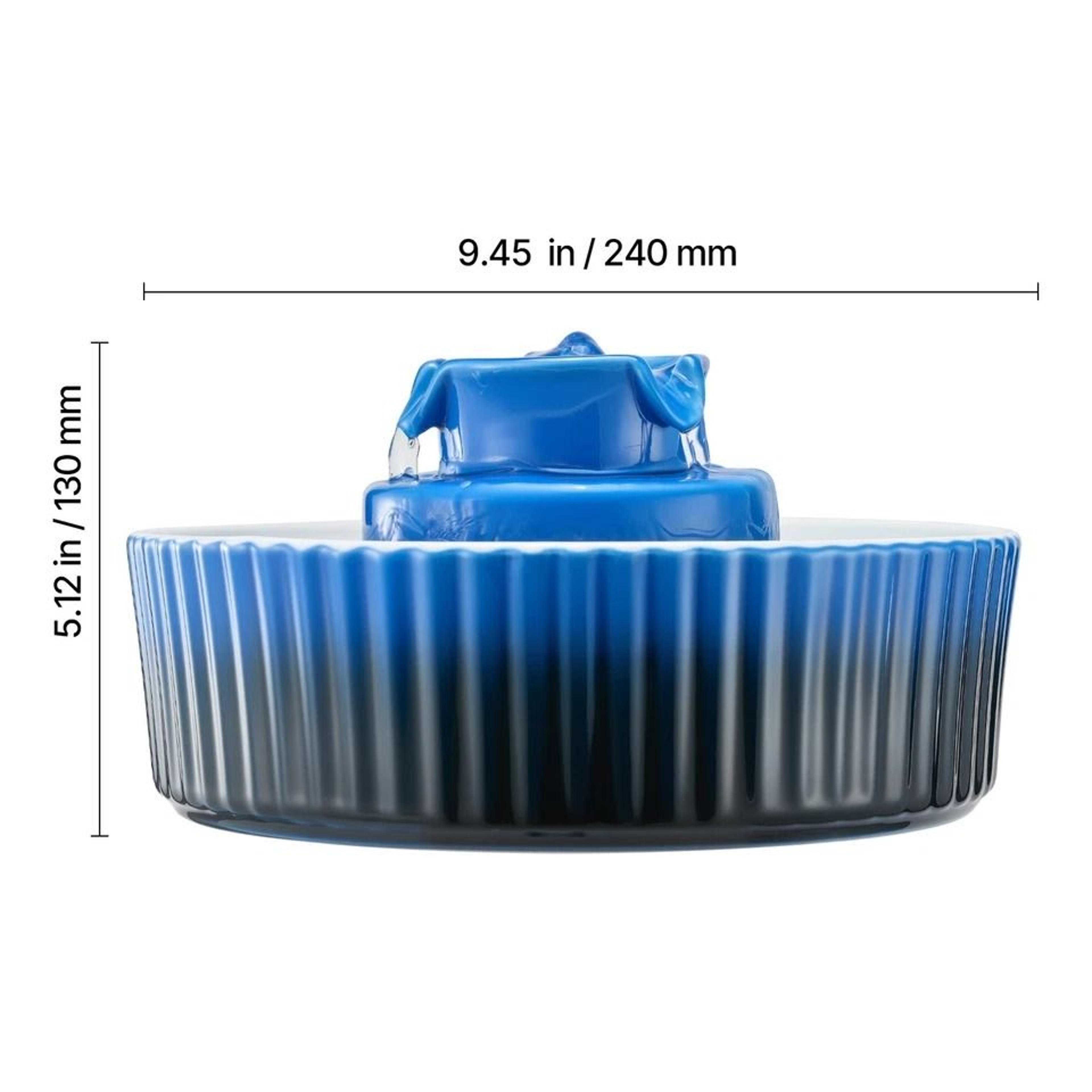 Ceramic Pet Water Fountain Cupcake Fountain For Cats  Dogs UltraQuiet Easy To Clean 6