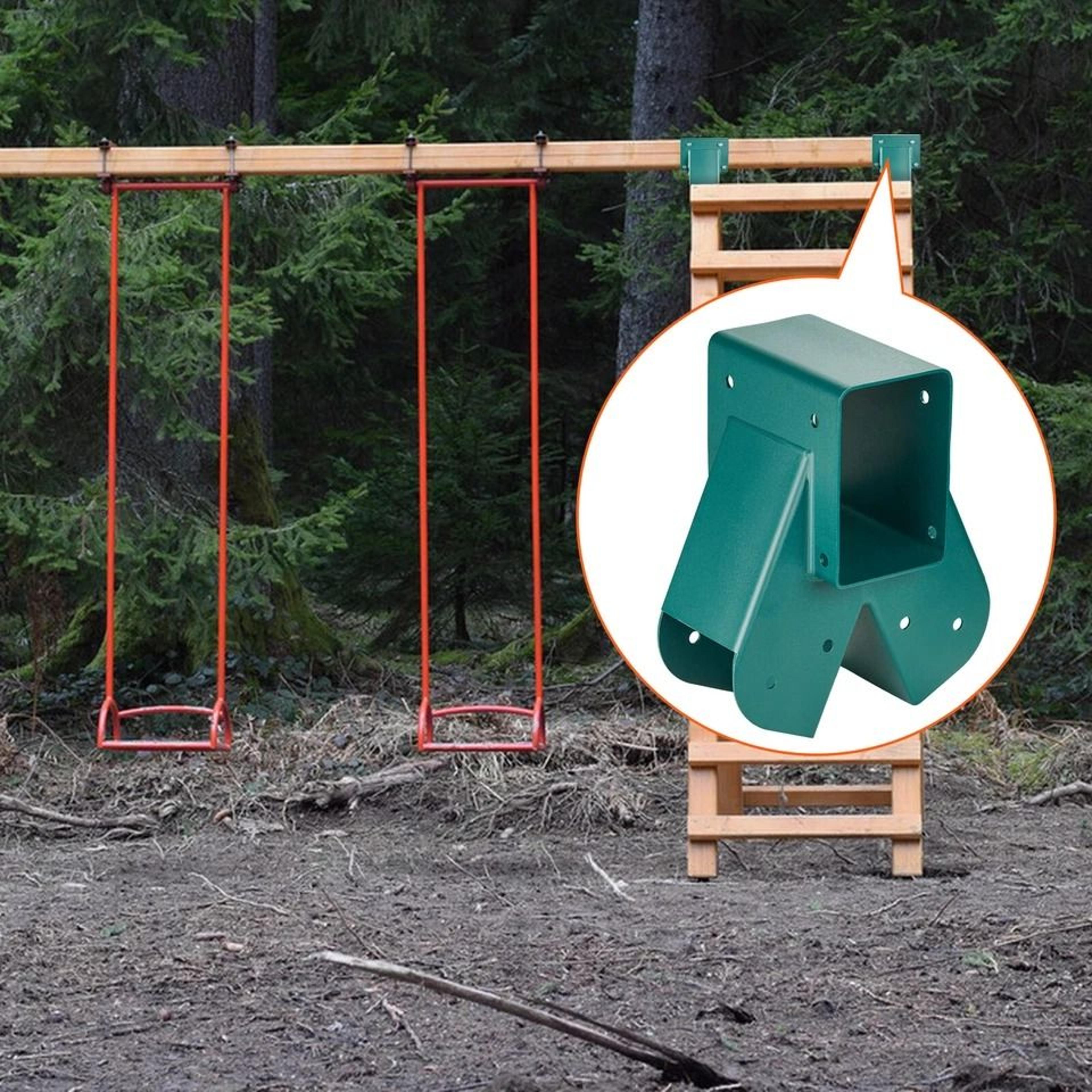 HeavyDuty AFrame Brackets For Swing Set With Mounting Hardware Stable EasytoInstall Frame Support 5
