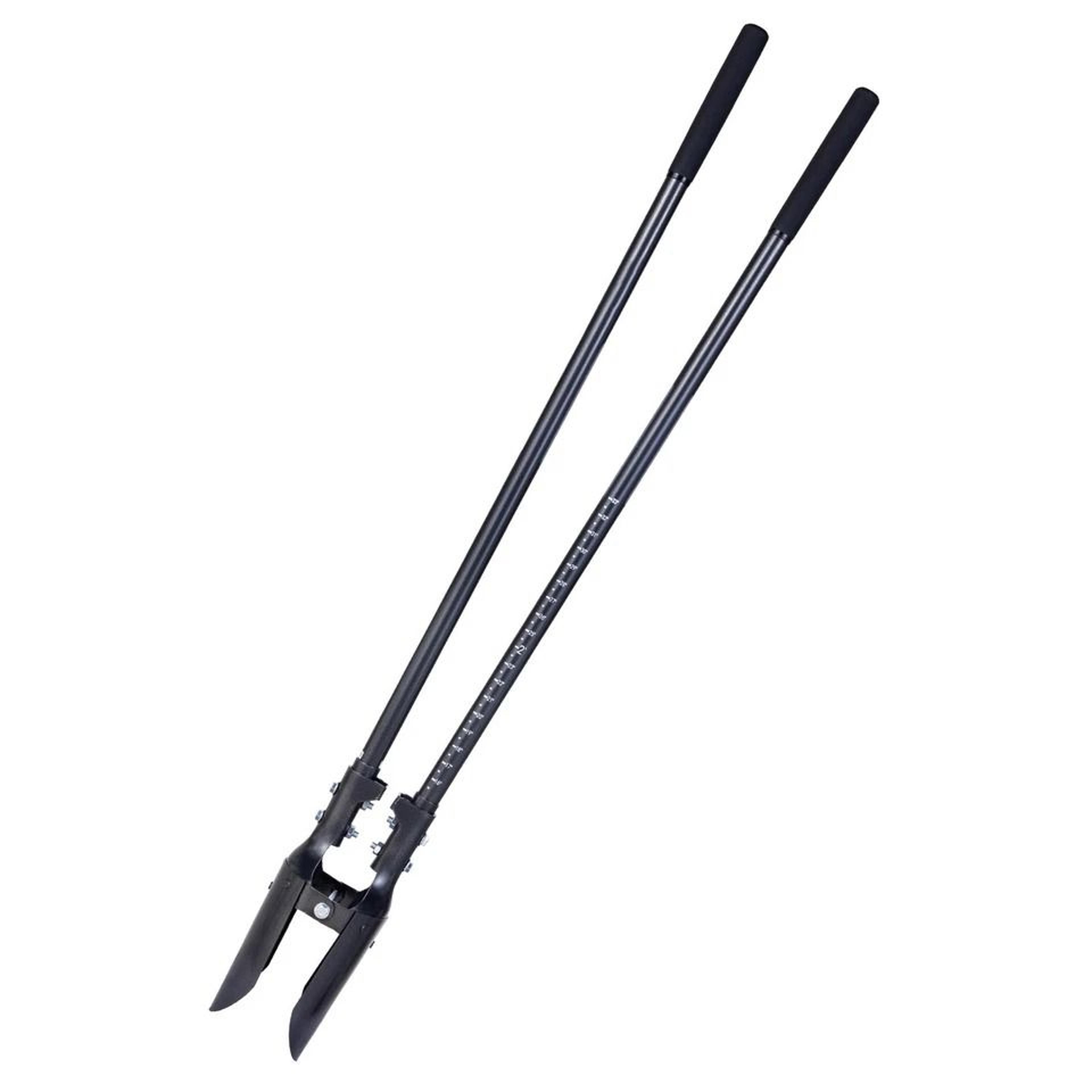 post hole digger with carbon steel handle manual hole digger for garden and fence projects