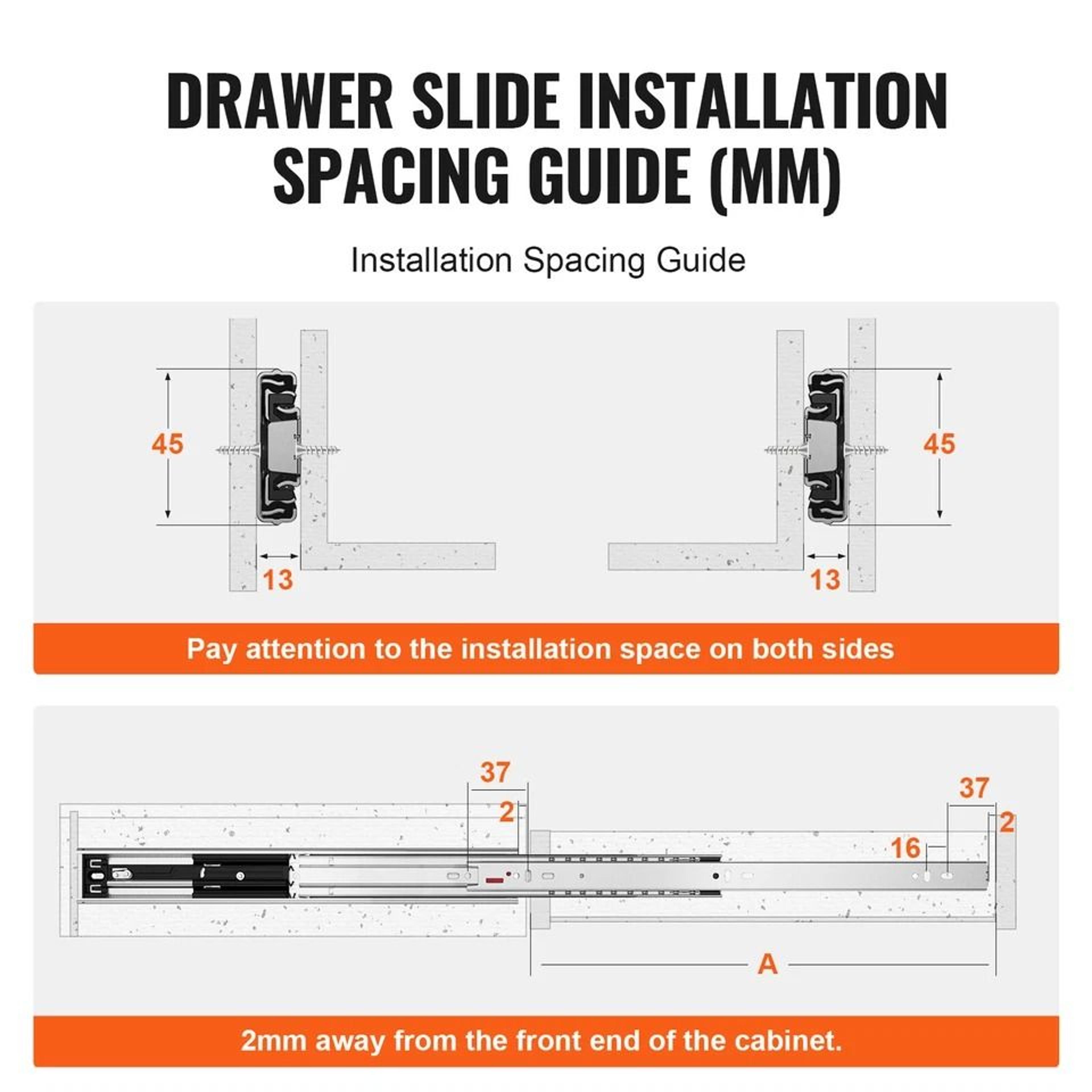 SoftClose Drawer Slides With Ball Bearing Full Extension 4
