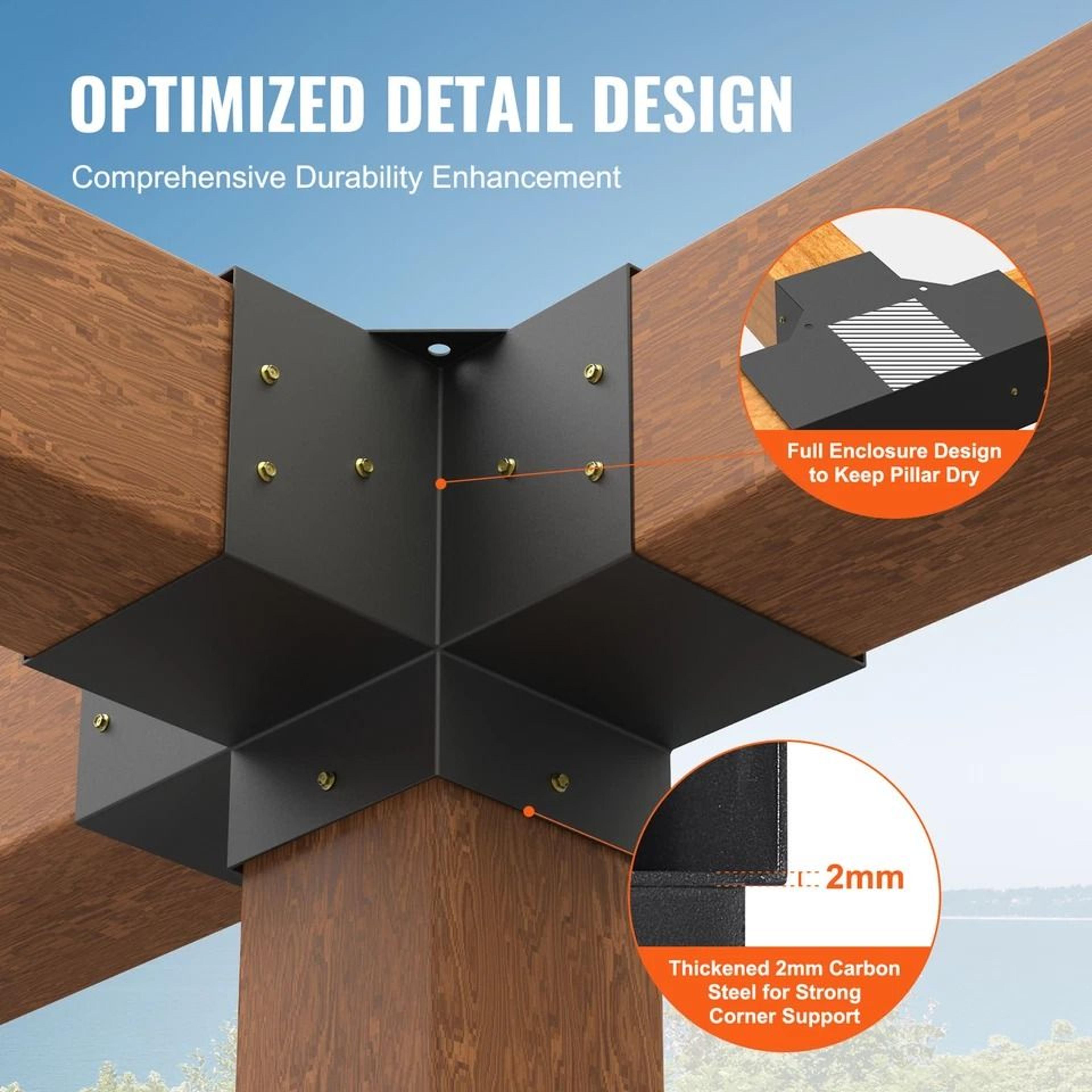 Bracket Kit Way Woodworks DIY Post 3