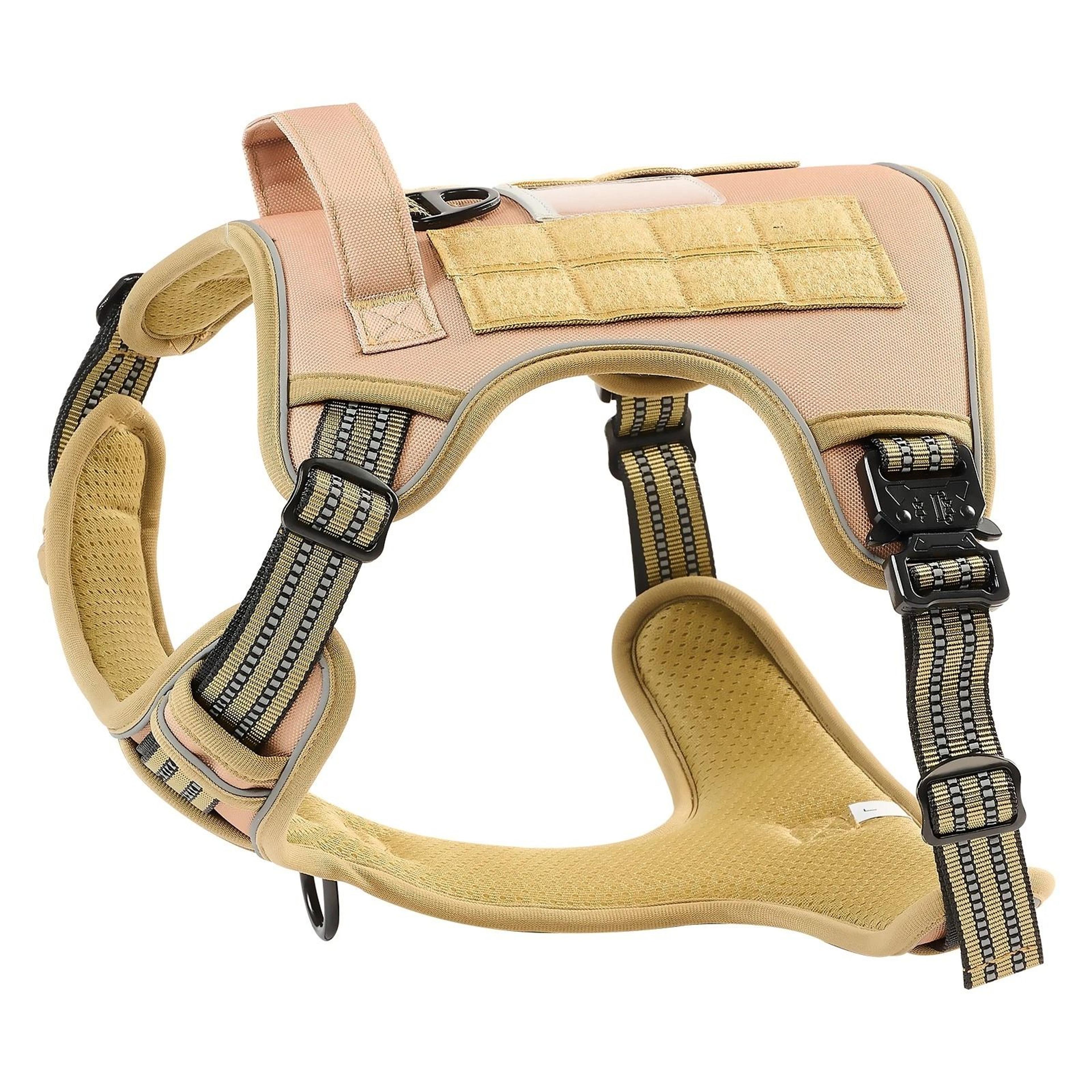adjustable no-pull tactical dog harness for large dogs