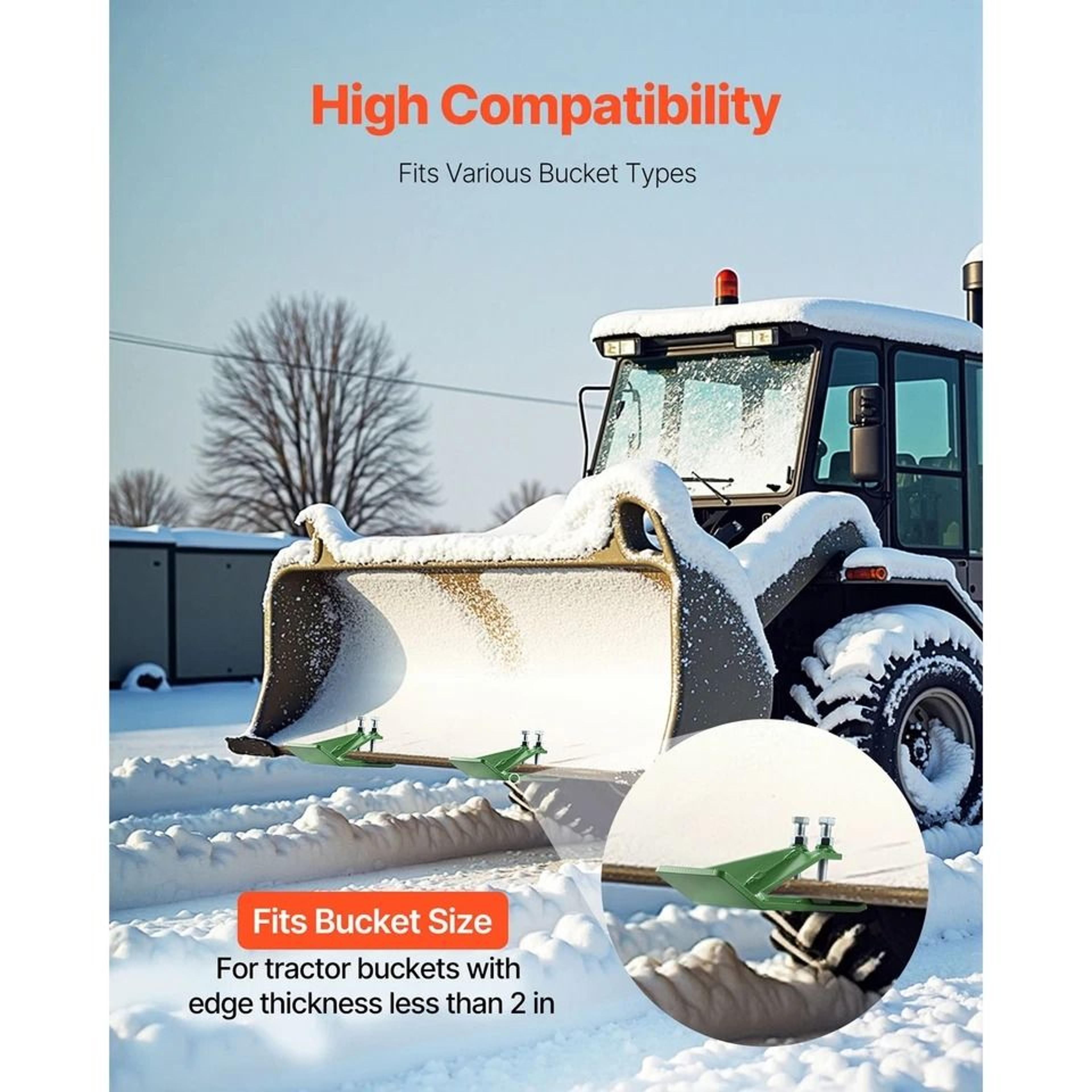 HeavyDuty Tractor Bucket Edge Protectors For Durability 3