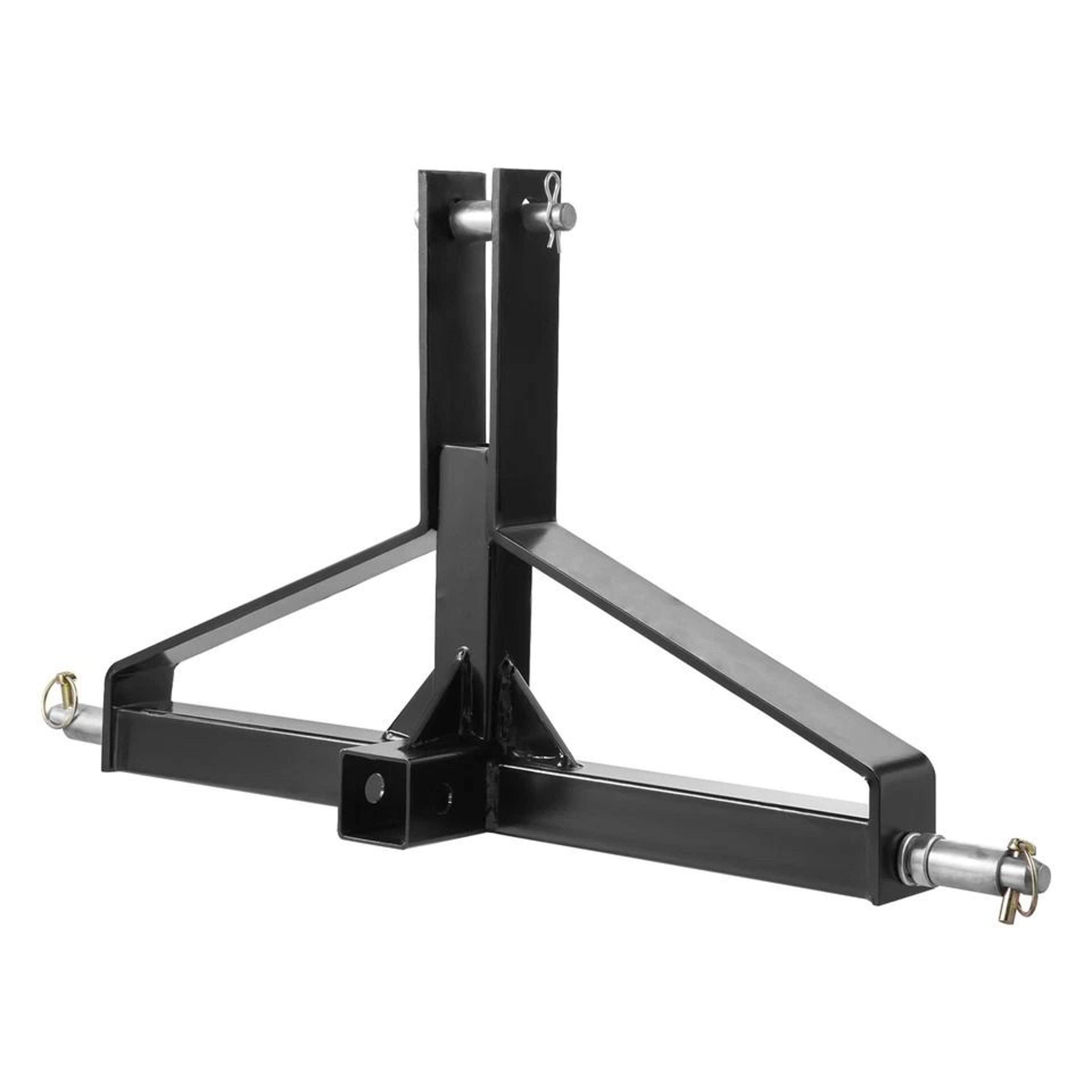 Receiver Hitch Adapter For Category Tractor Quick Attach System Durable Carbon Steel 6