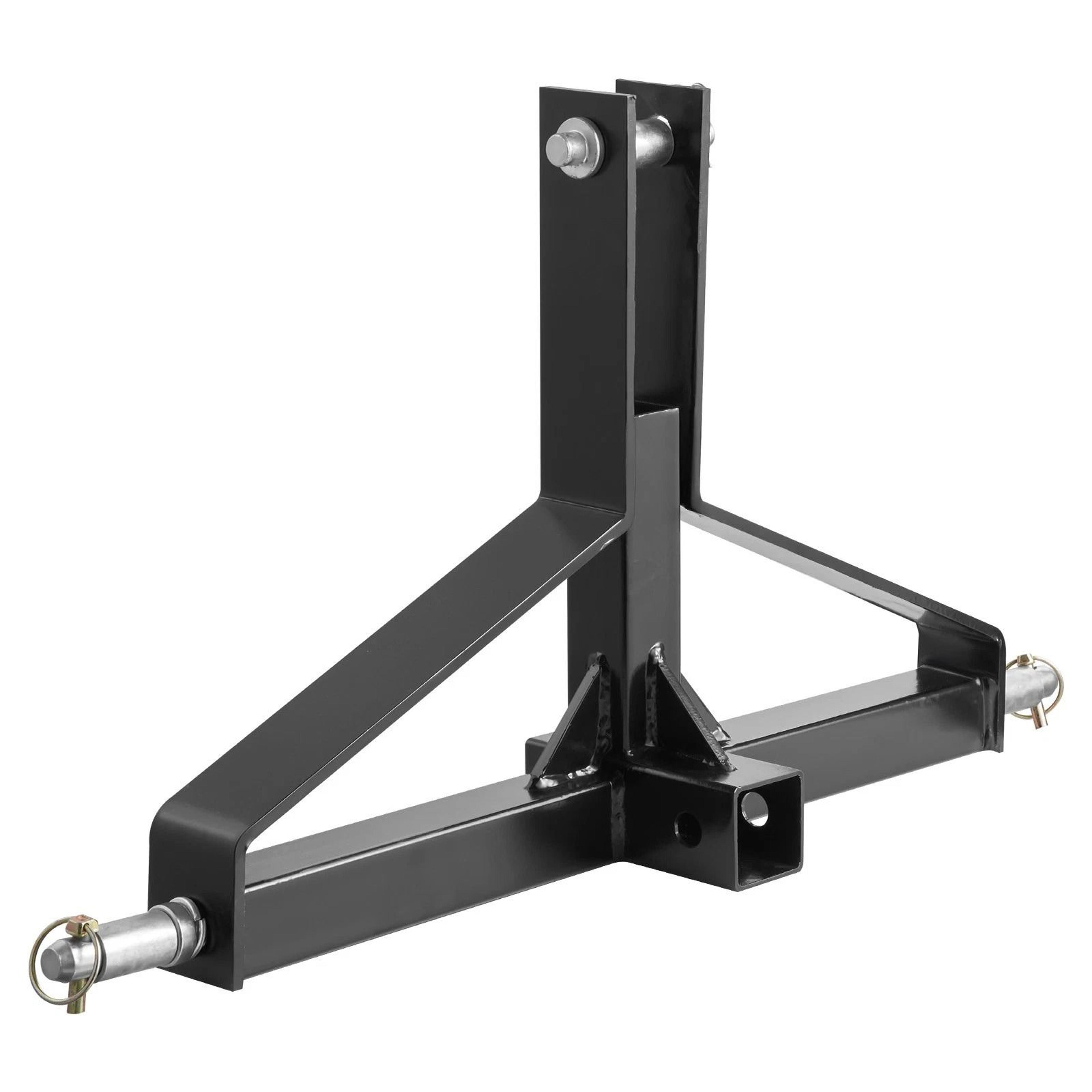 receiver hitch adapter for category tractor quick attach system durable carbon steel
