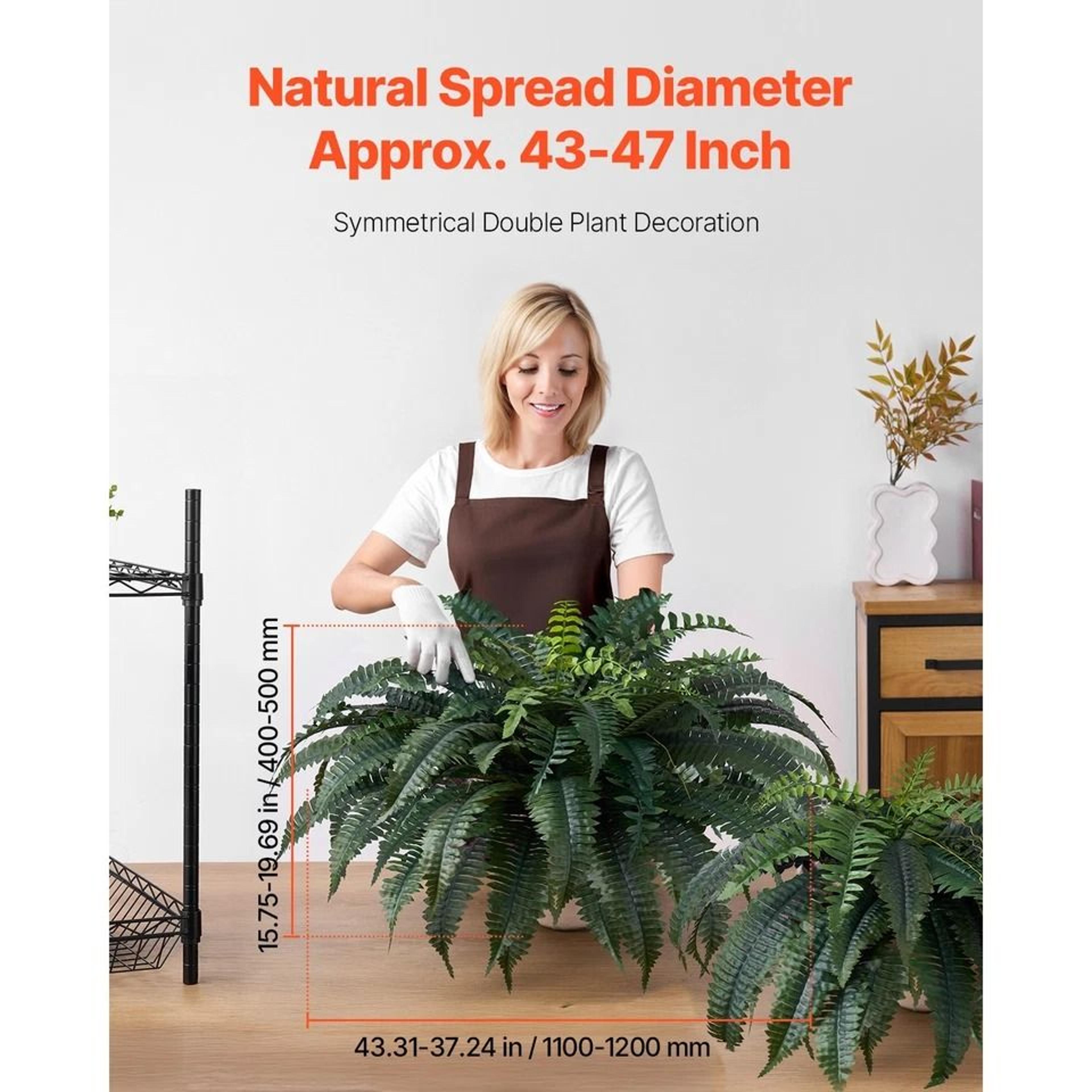 Artificial Boston Fern Plants Lifelike Home Decor For A Fresh Green Touch 6