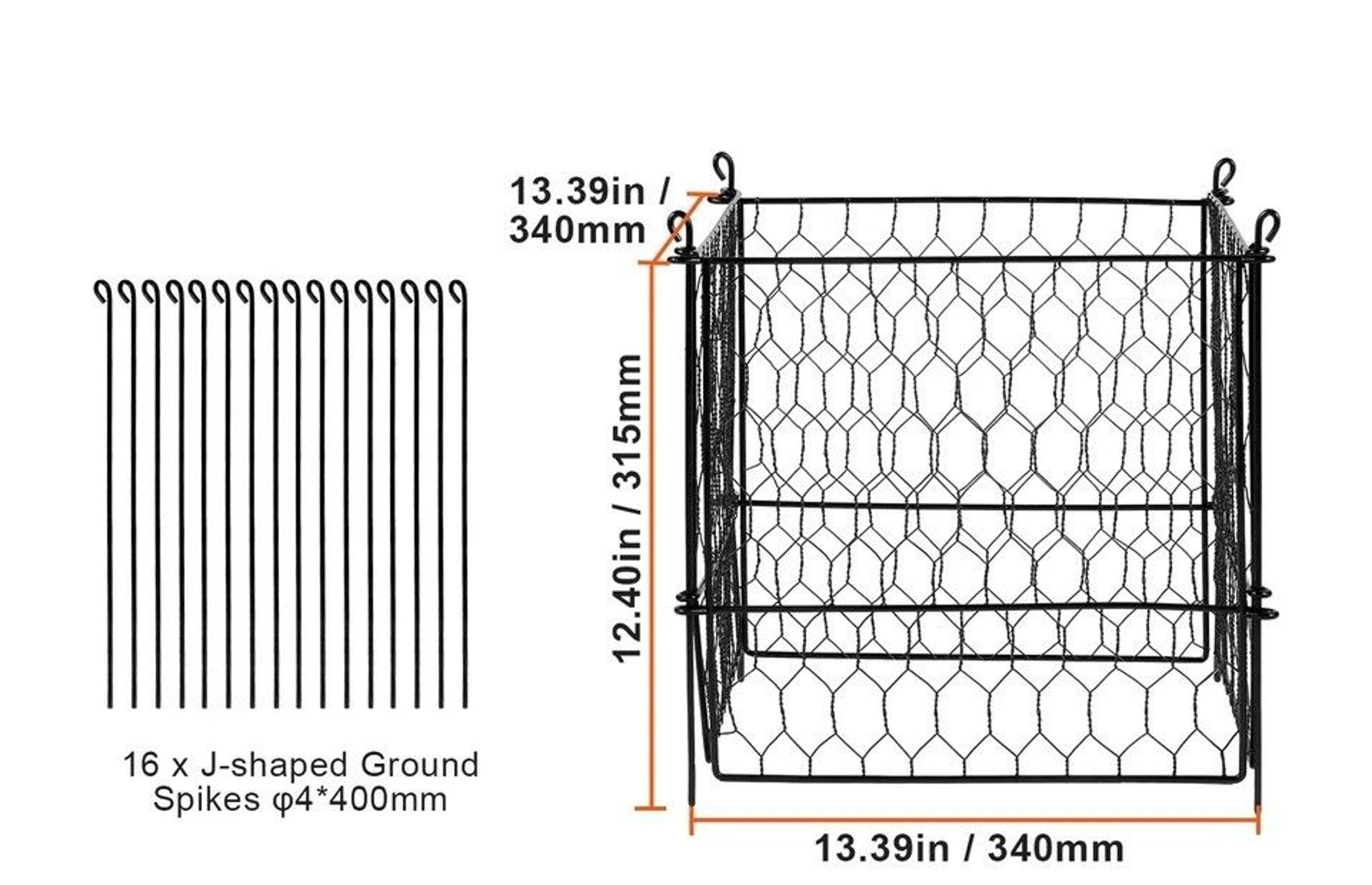 Animal Protector Metal Plant Cage Garden Defense 3